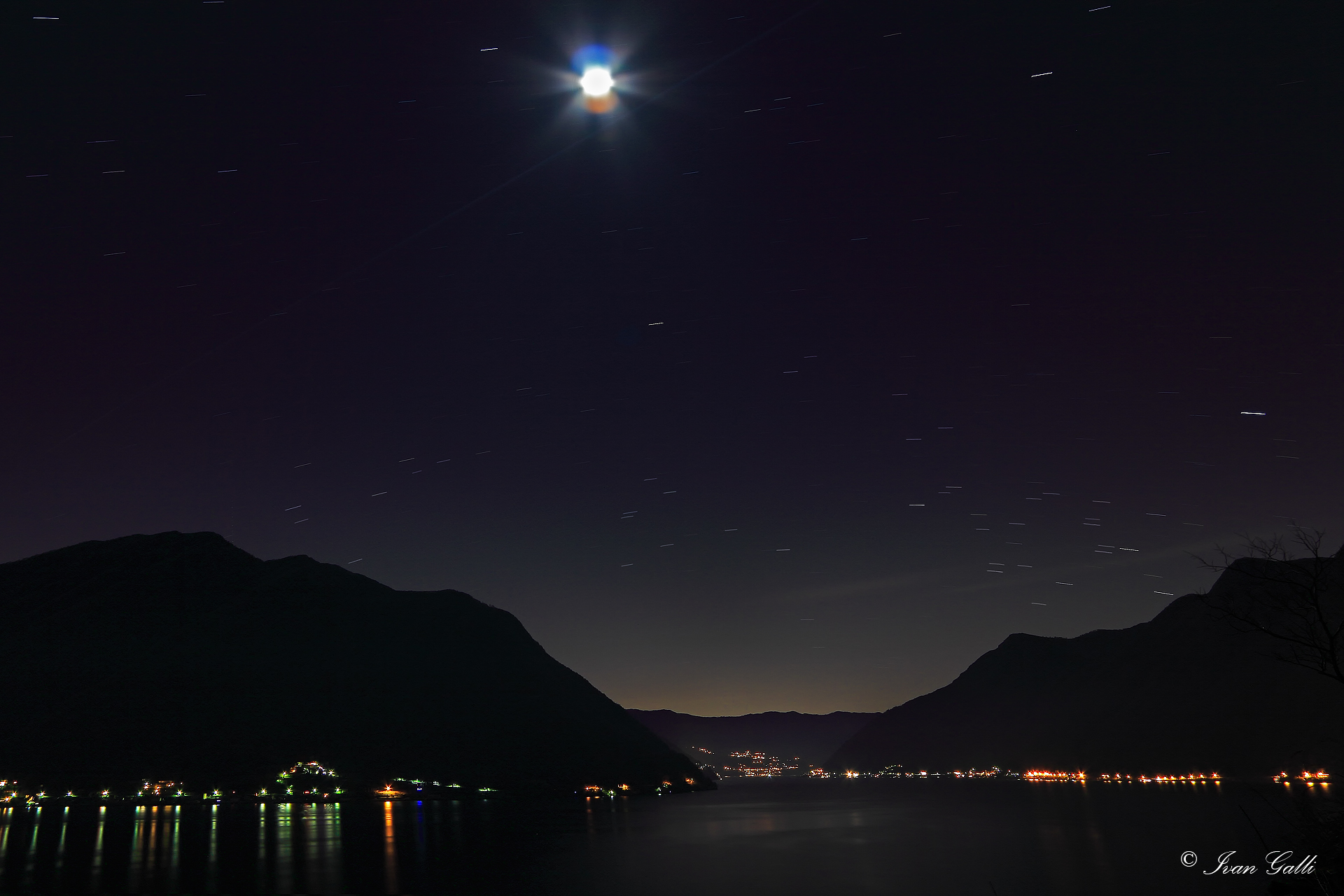 Night Lake Como