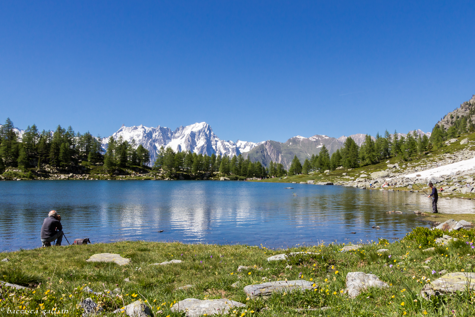 The fisherman and the photographer.