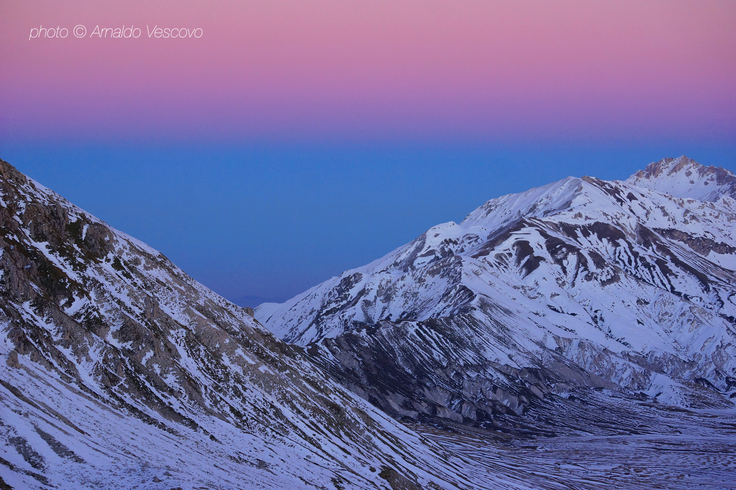 Crepuscolo dal "Duca degli Abruzzi".