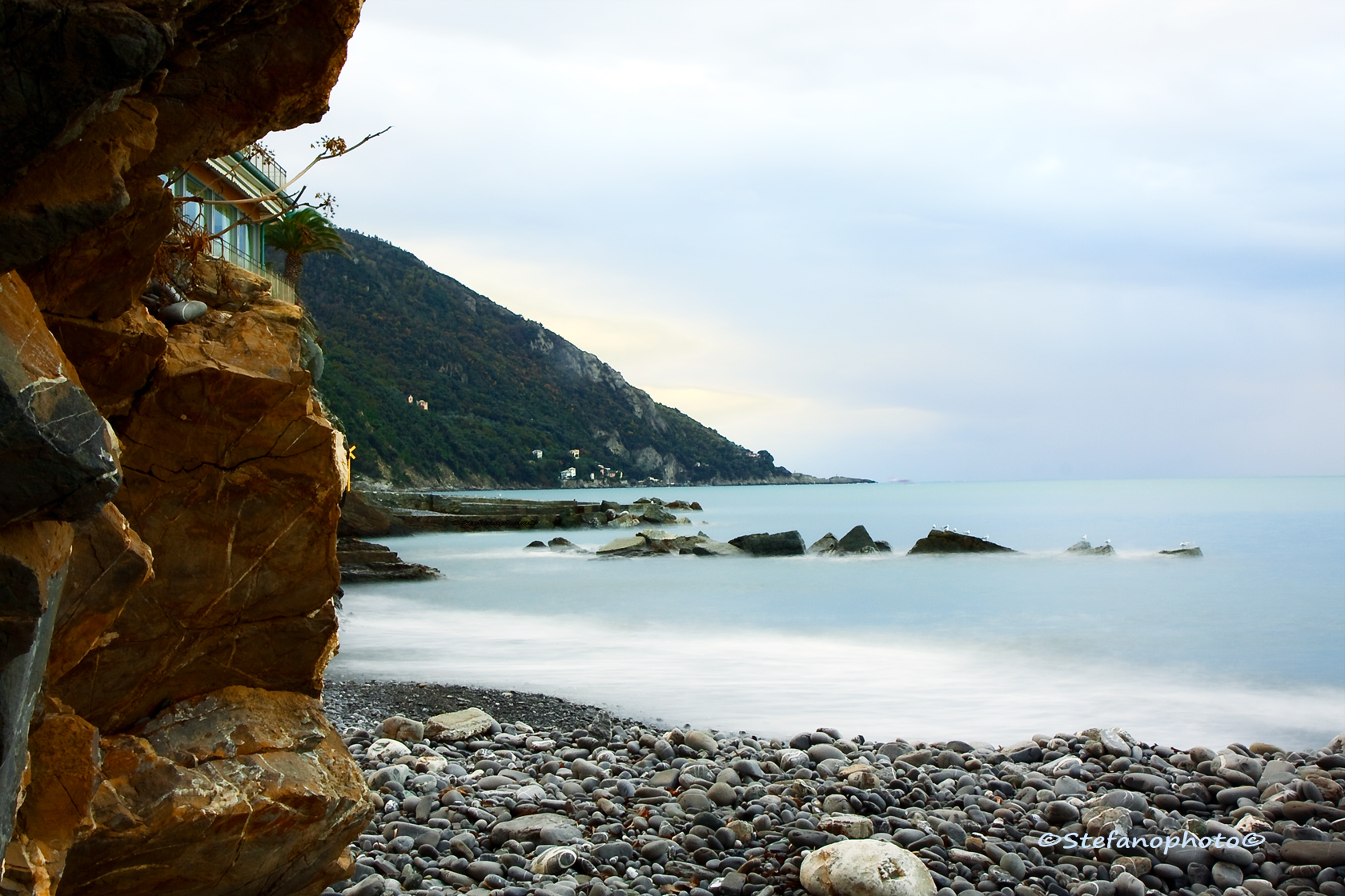 The promontory of Punta Chiappa and Prtofino