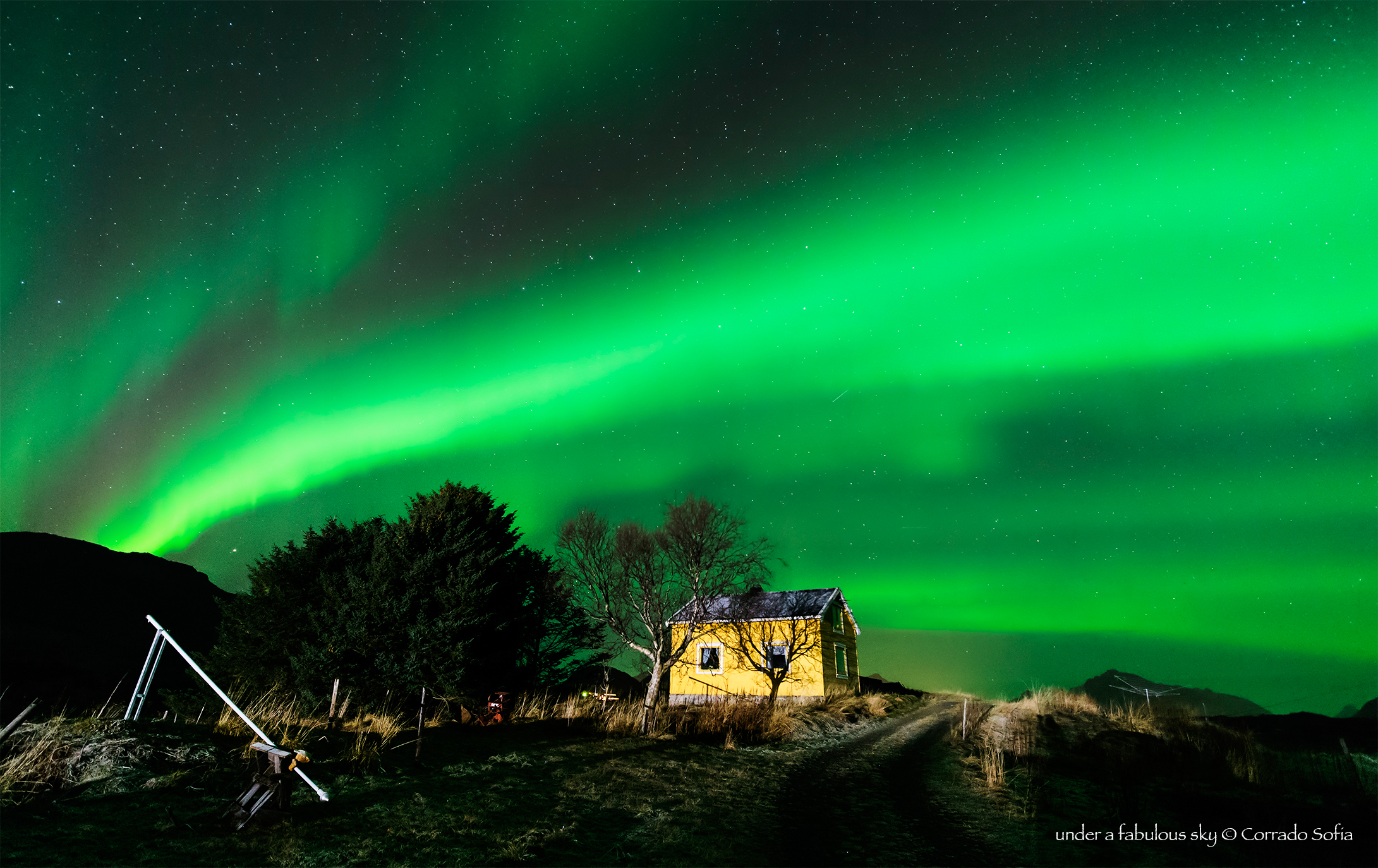 Under a fabulous sky...