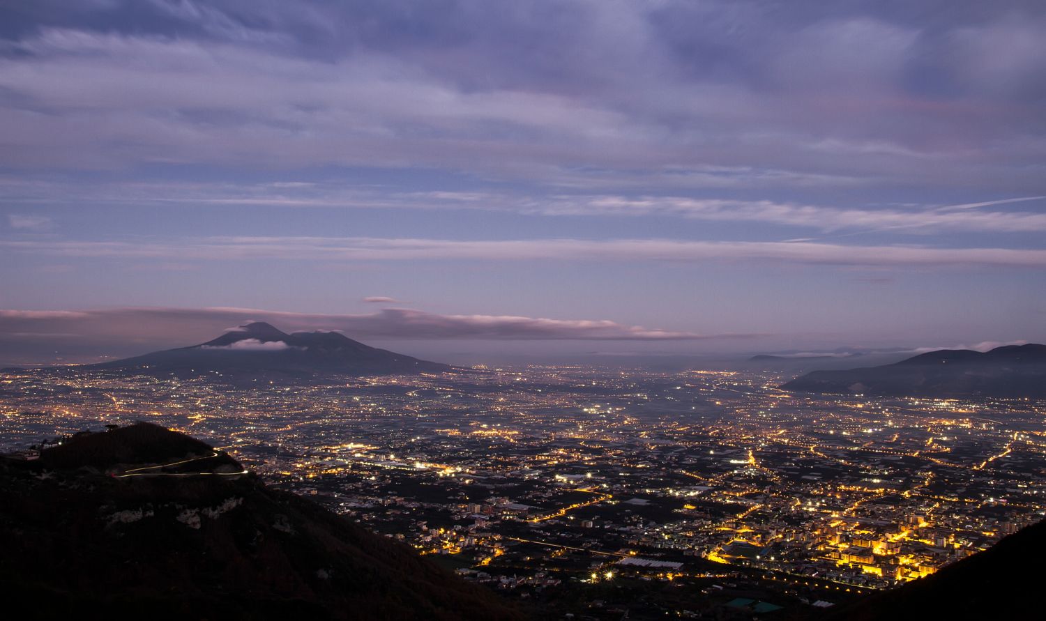 Valico di Chiunzi panoramica vesuviana