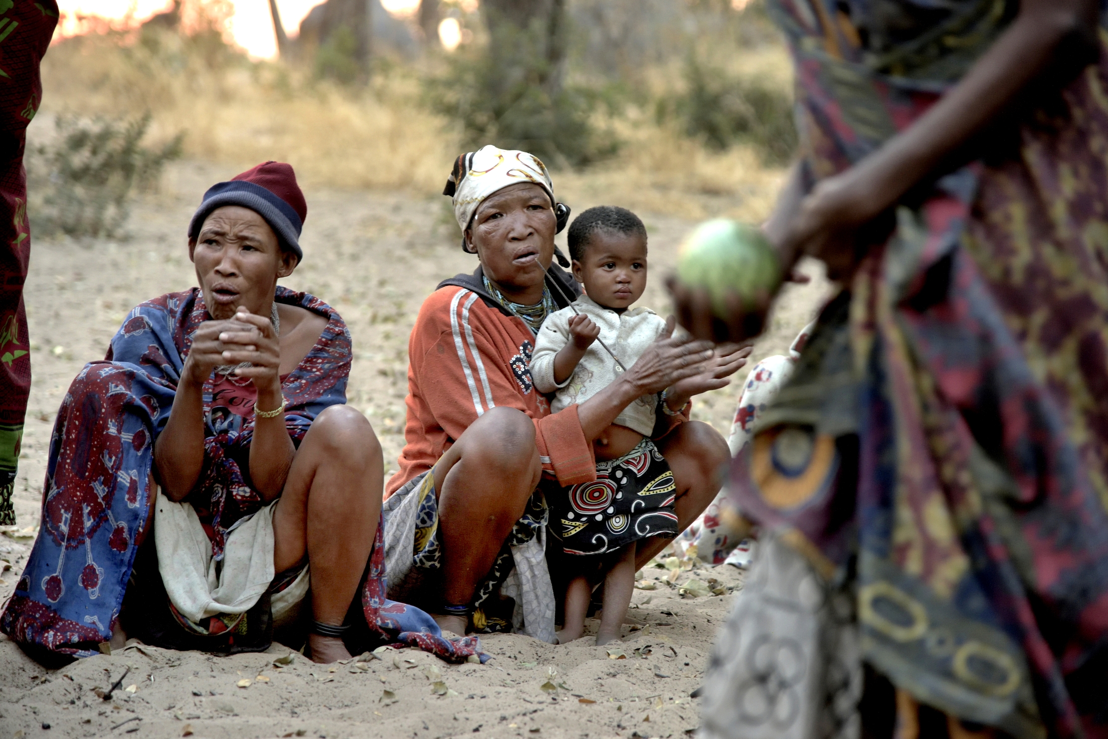Bushmanland - Donna Boscimane con bambino