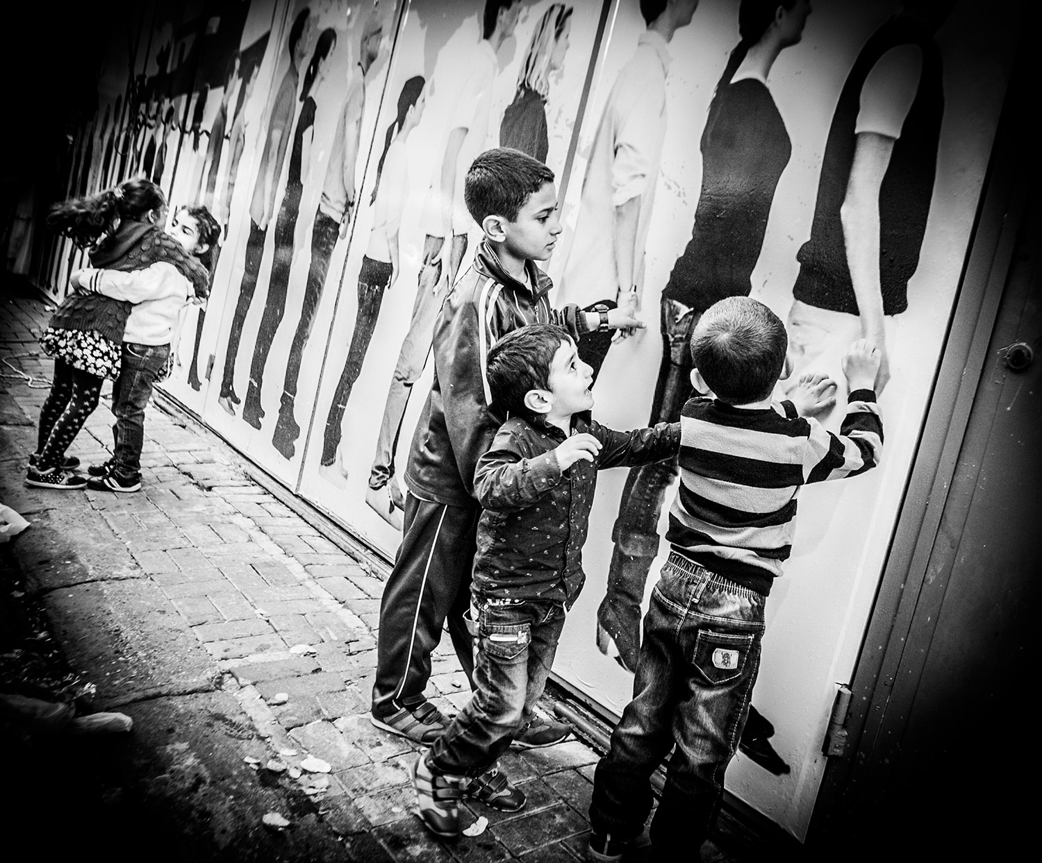 children in the street