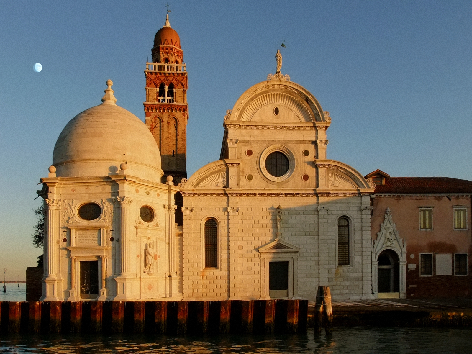 San Michele in Isola, at sunset