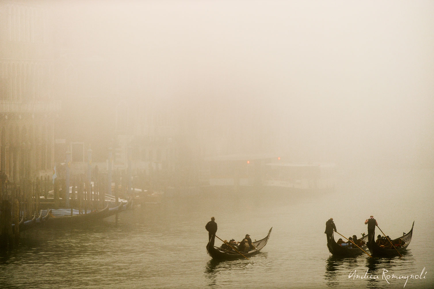 Nebbia su canal grande