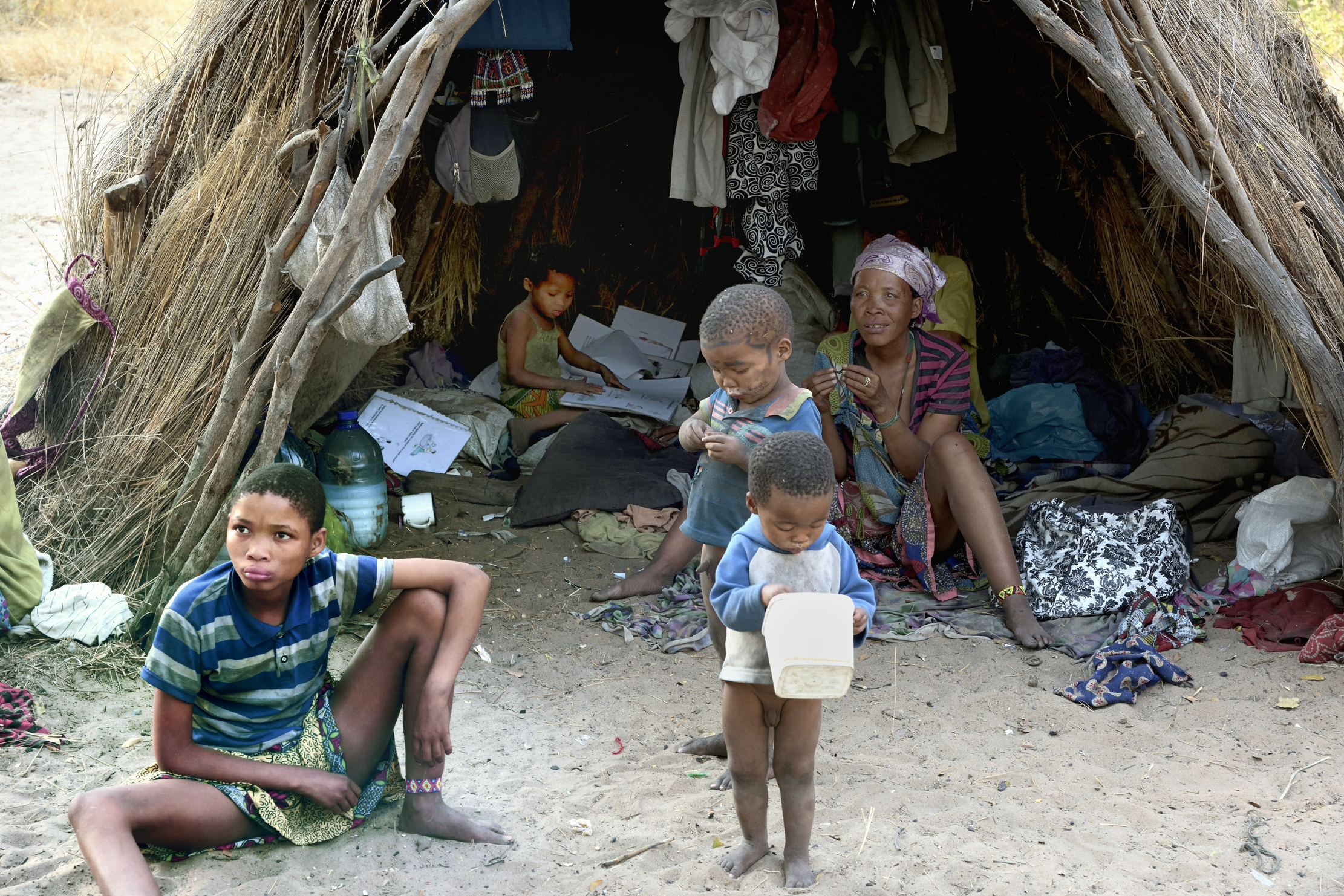 Namibia 2013 - Bushmanland - Villaggio Boscimane
