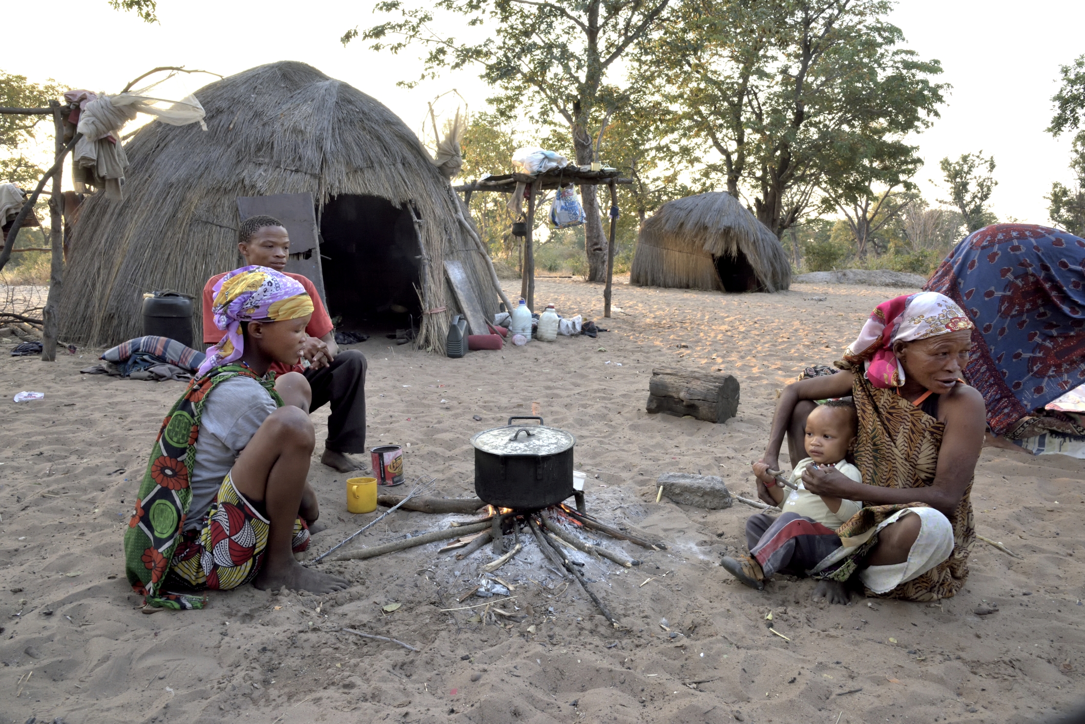 Namibia 2013 - Bushmanland - Villaggio Boscimane