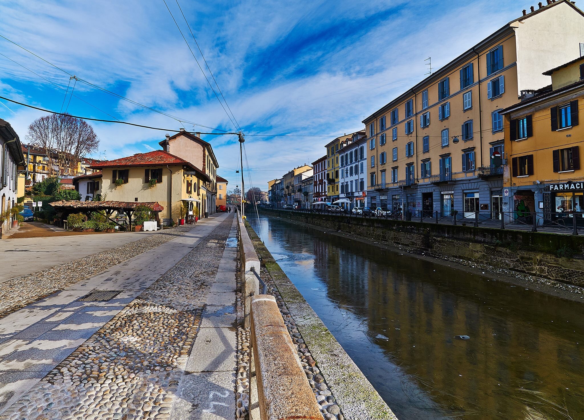 Il Naviglio ghiacciato