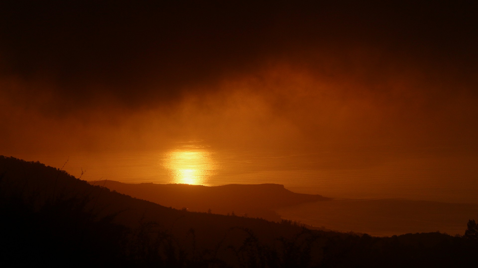 tramonto a Mauritius