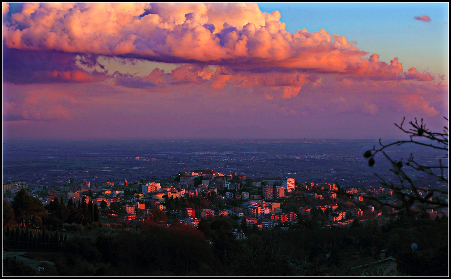 Sunset, Velletri December 2014
