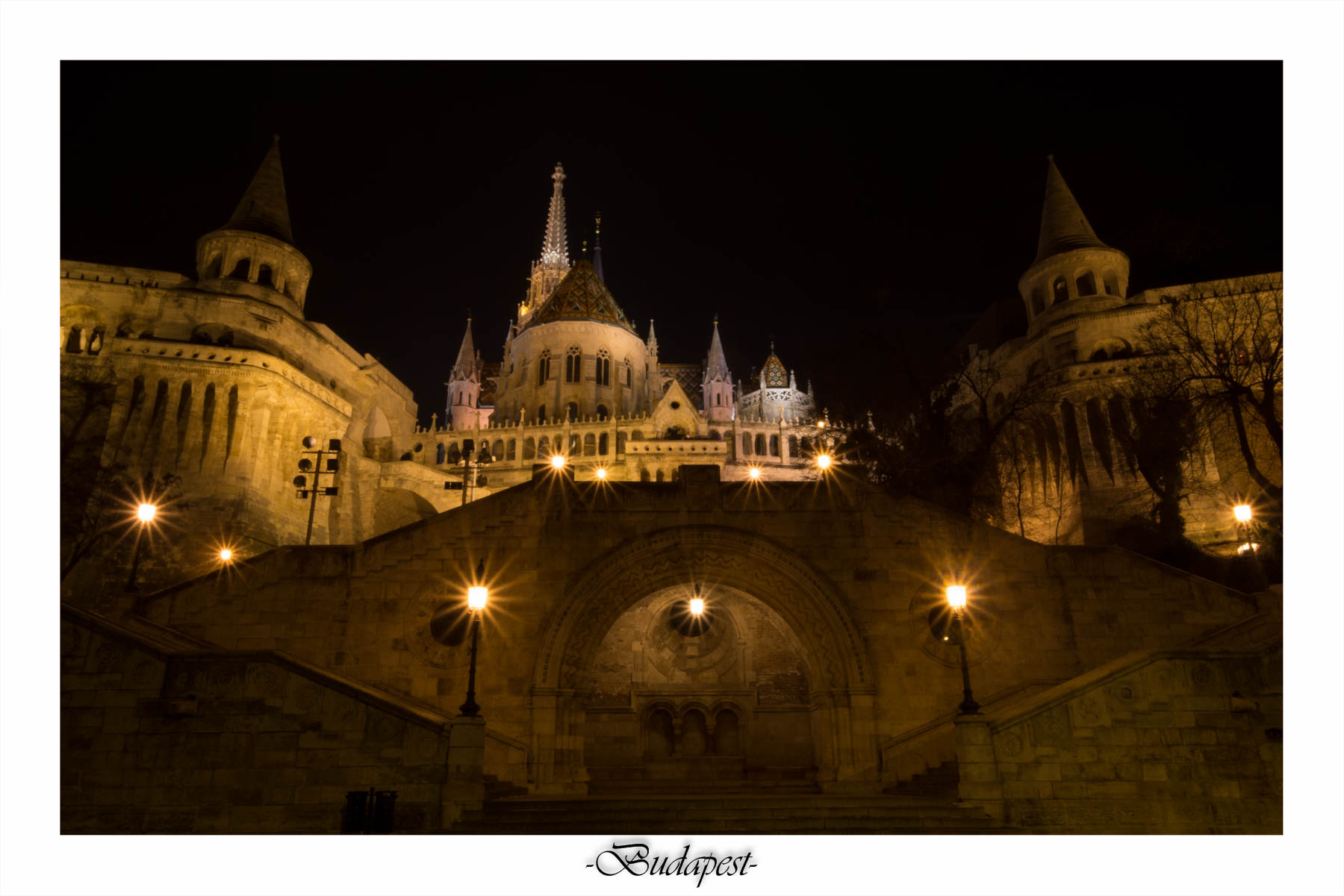 Visioni Notturne della chiesa di Mattia(Budapest)