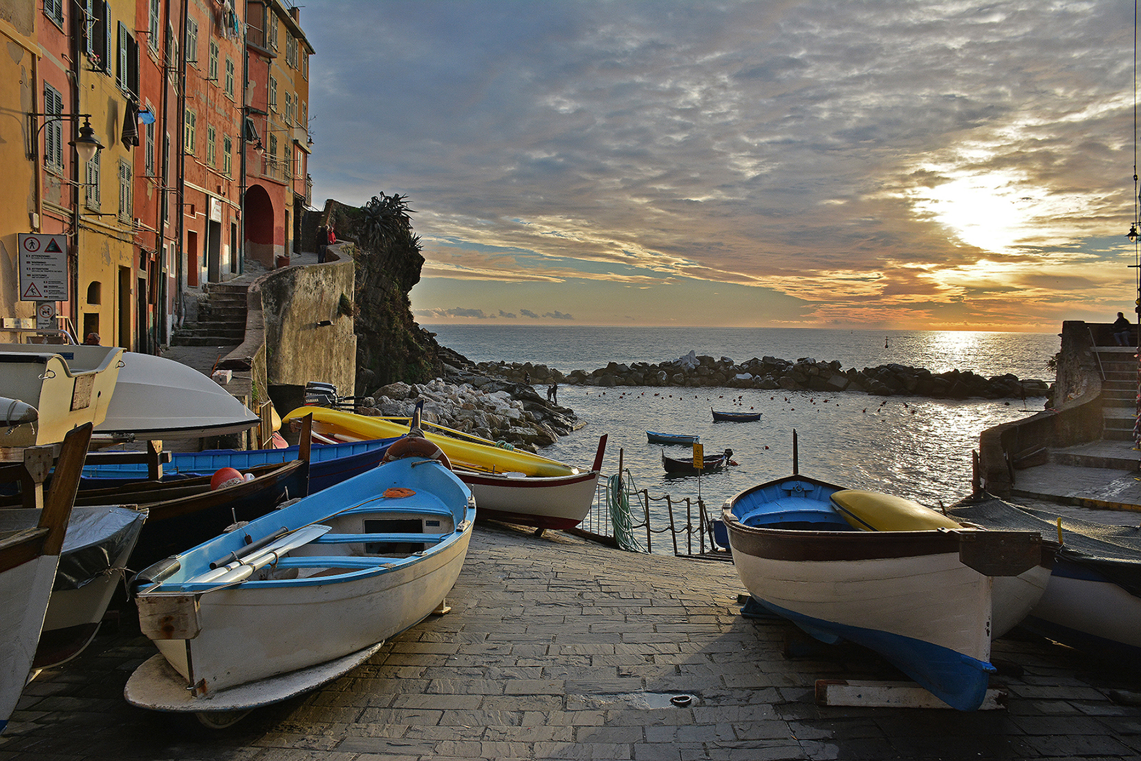 Tramonto a Riomaggiore