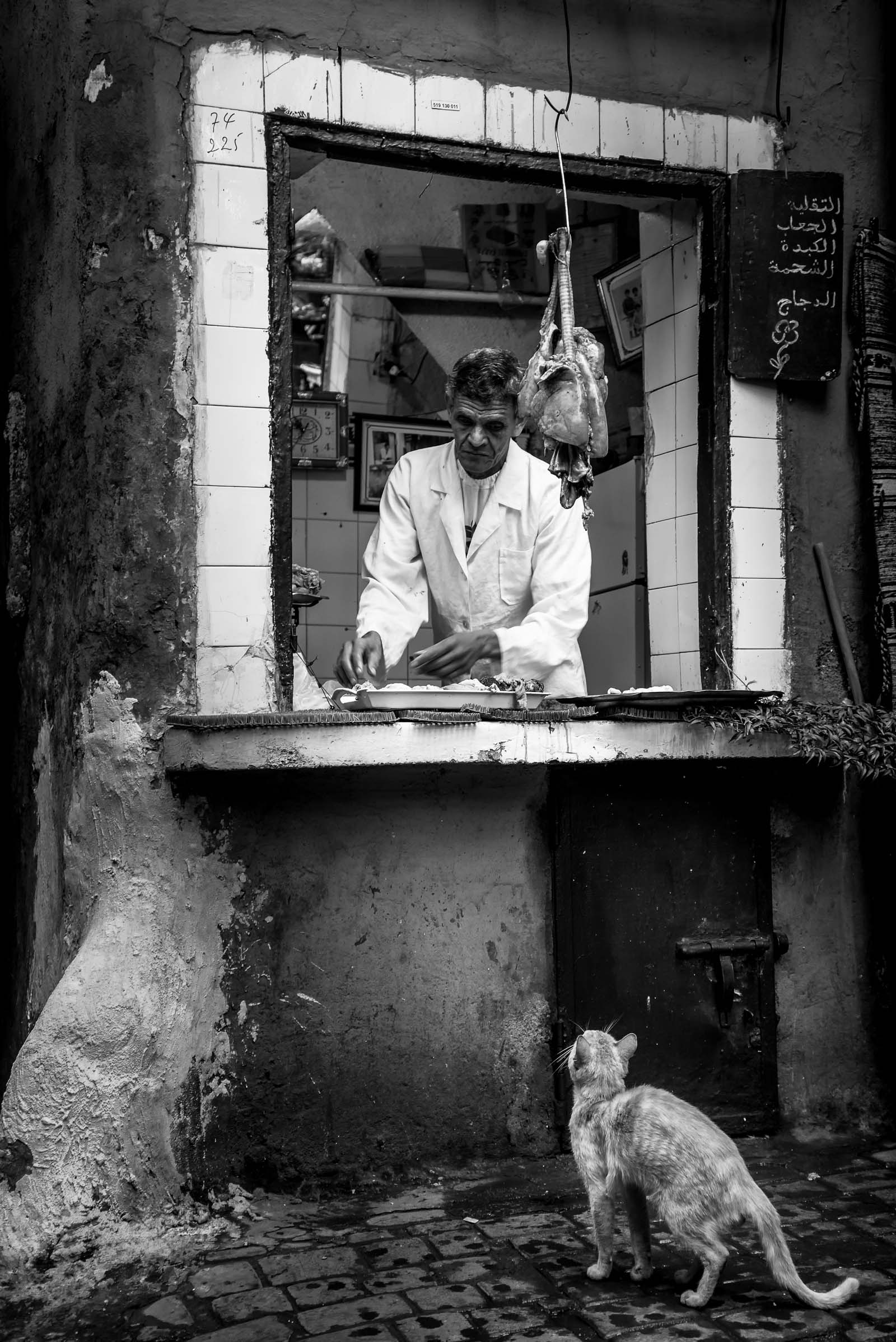 The Butcher of the Suk (b / w)