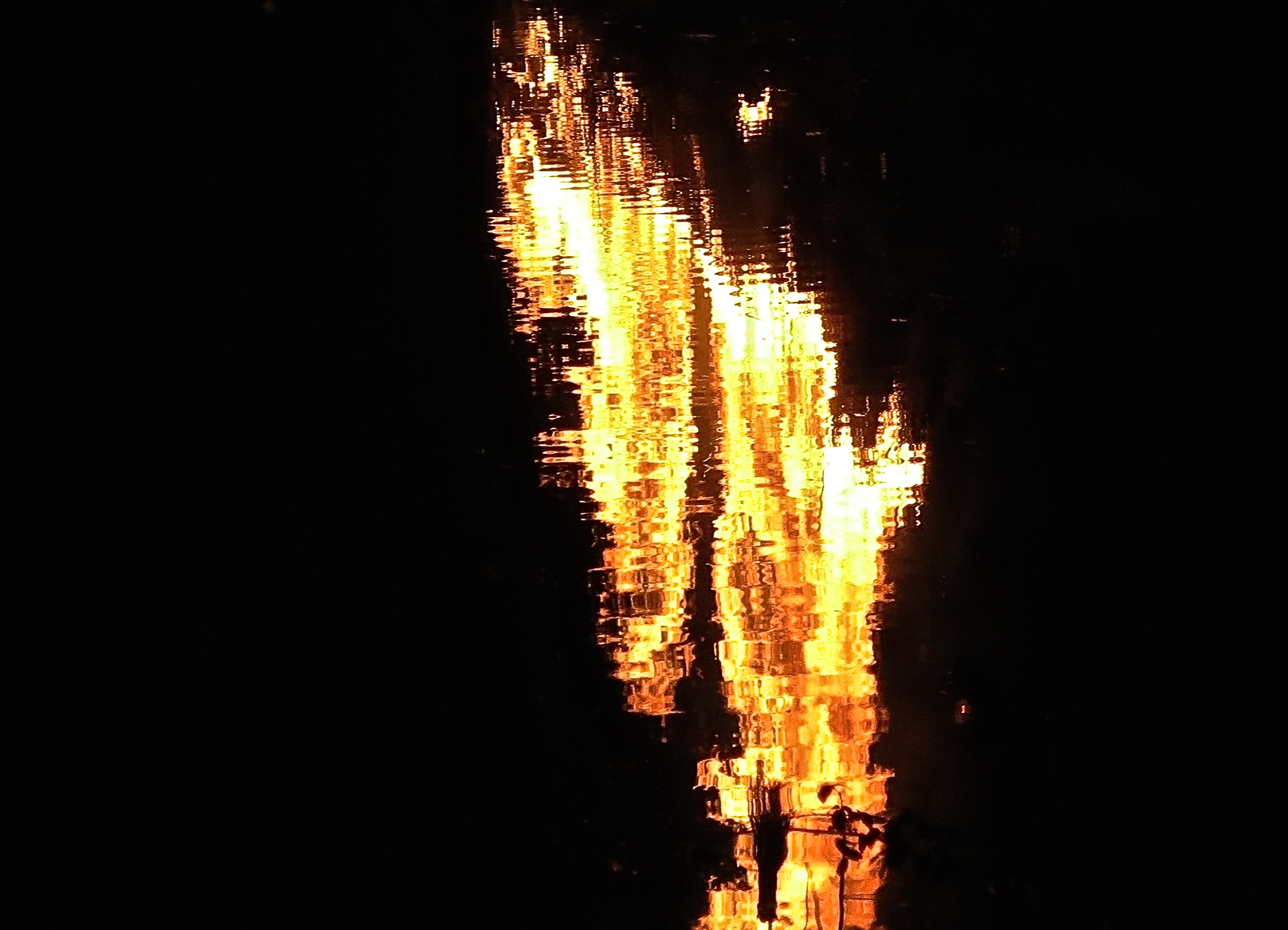 falò dell'Epifania: riflesso