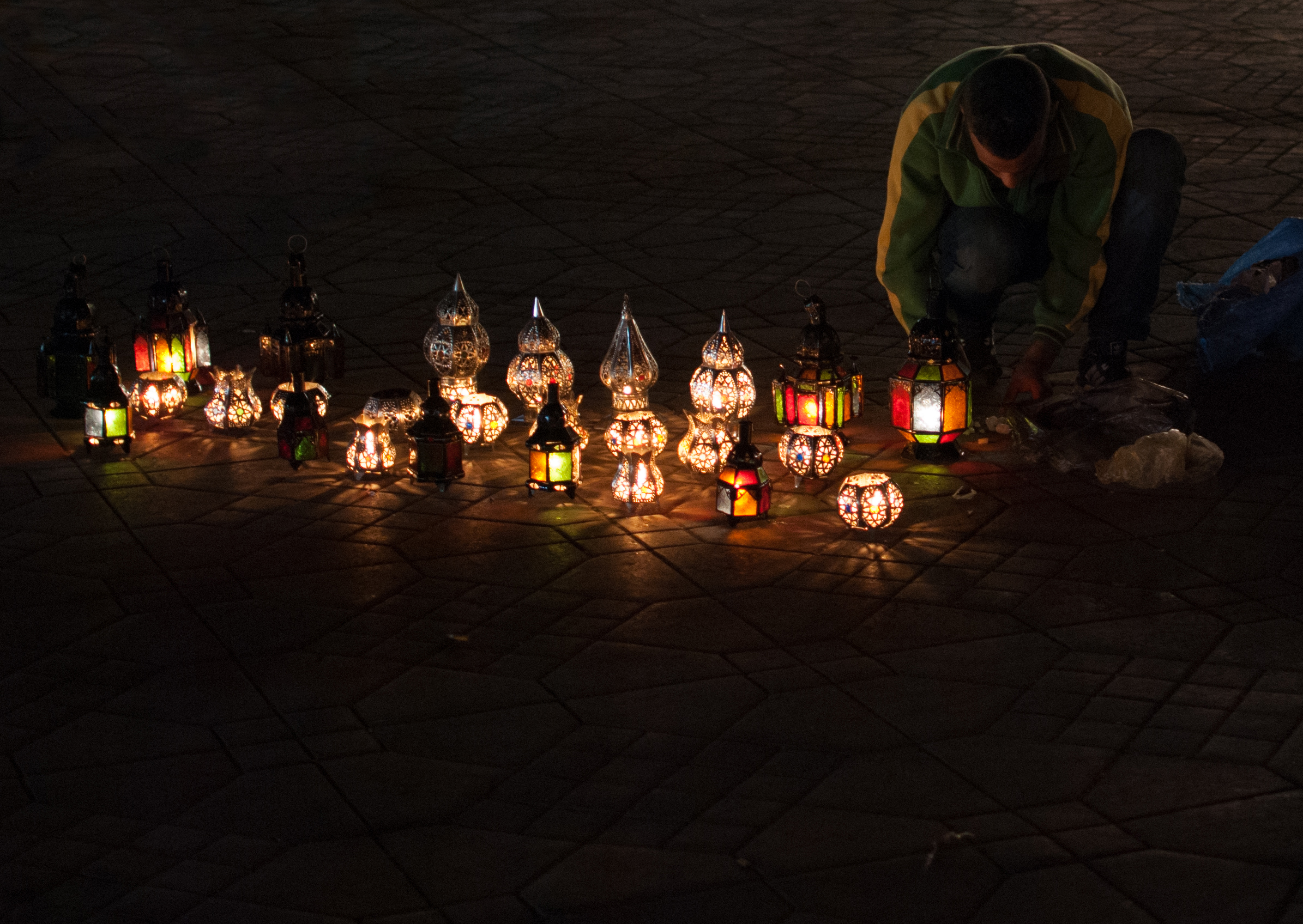 Commerciante Jemaa el fna