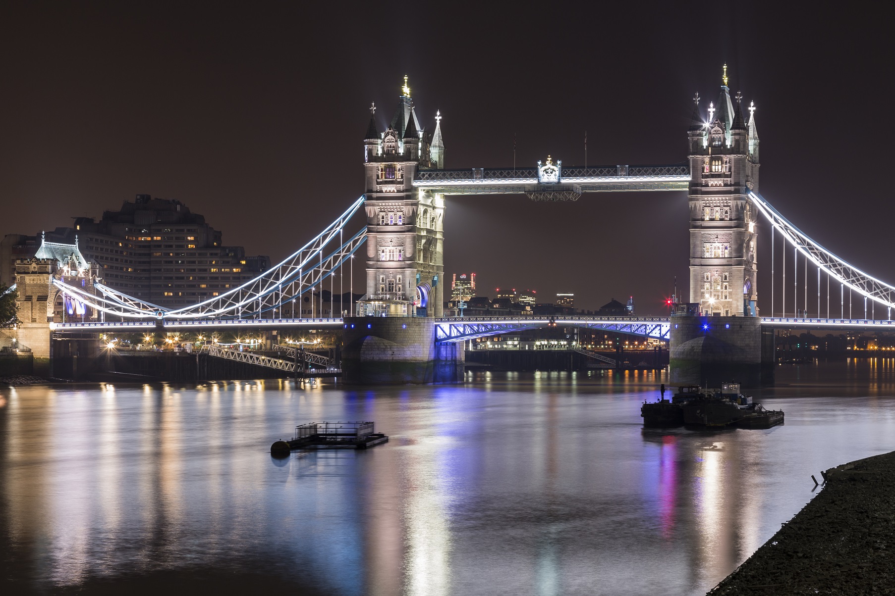Londra: Tower bridge e Tamigi
