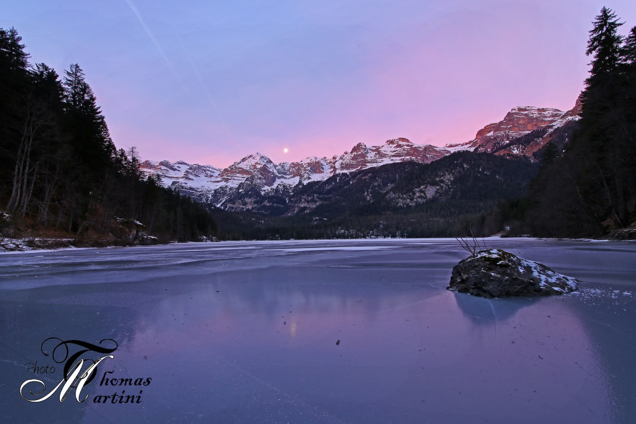 Lake Tovel as violet