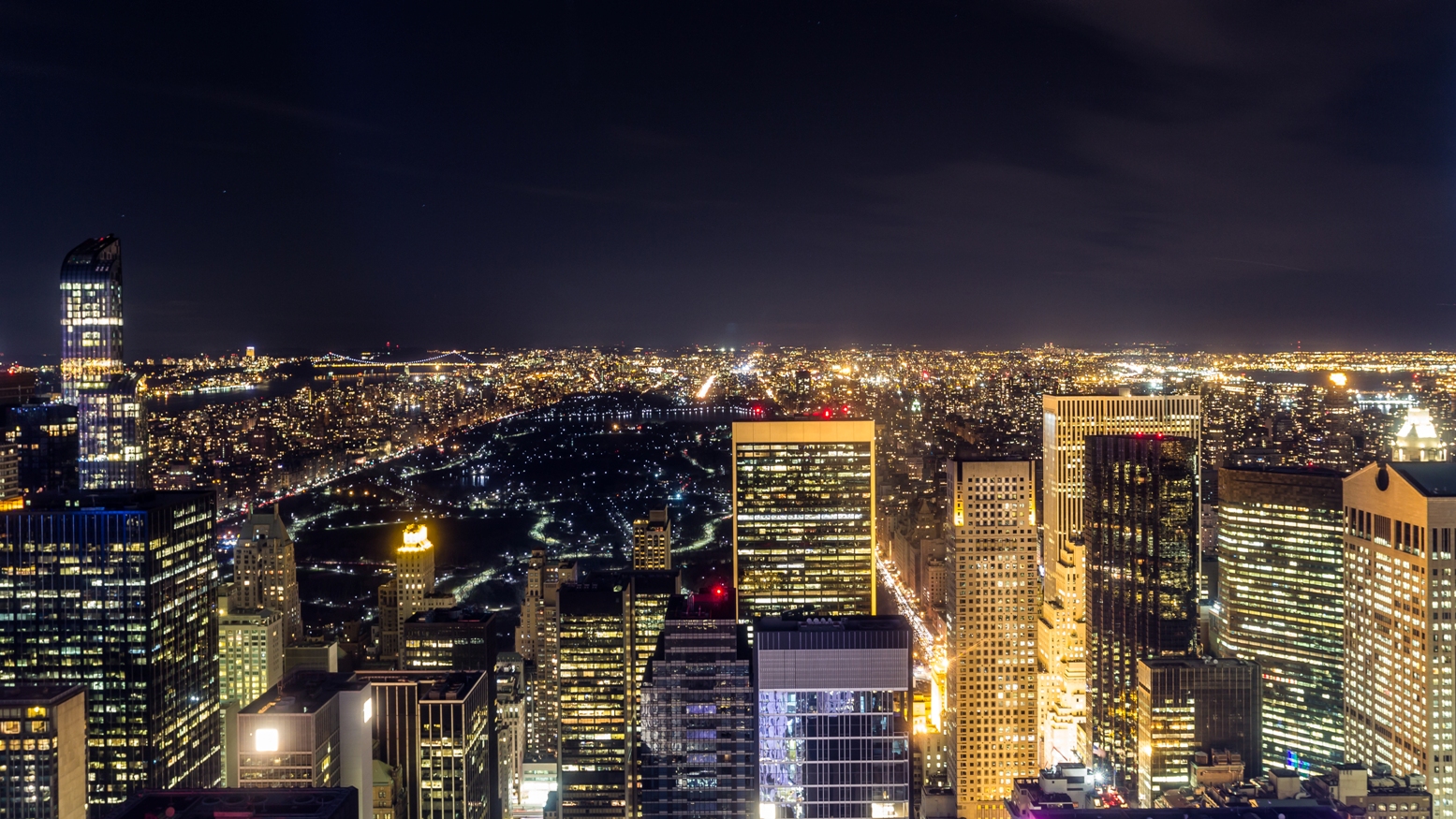 Central Park by night