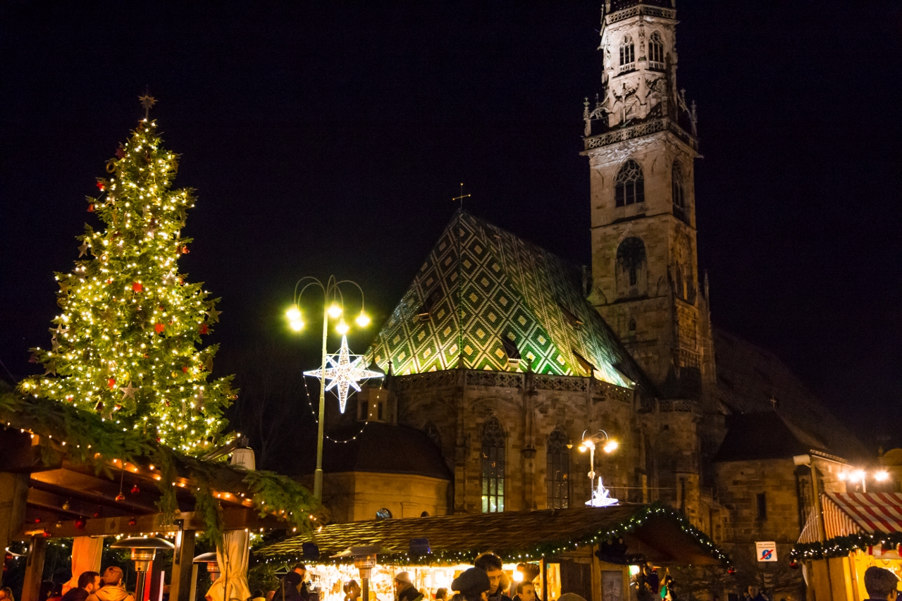 Bolzano the market of Christmas