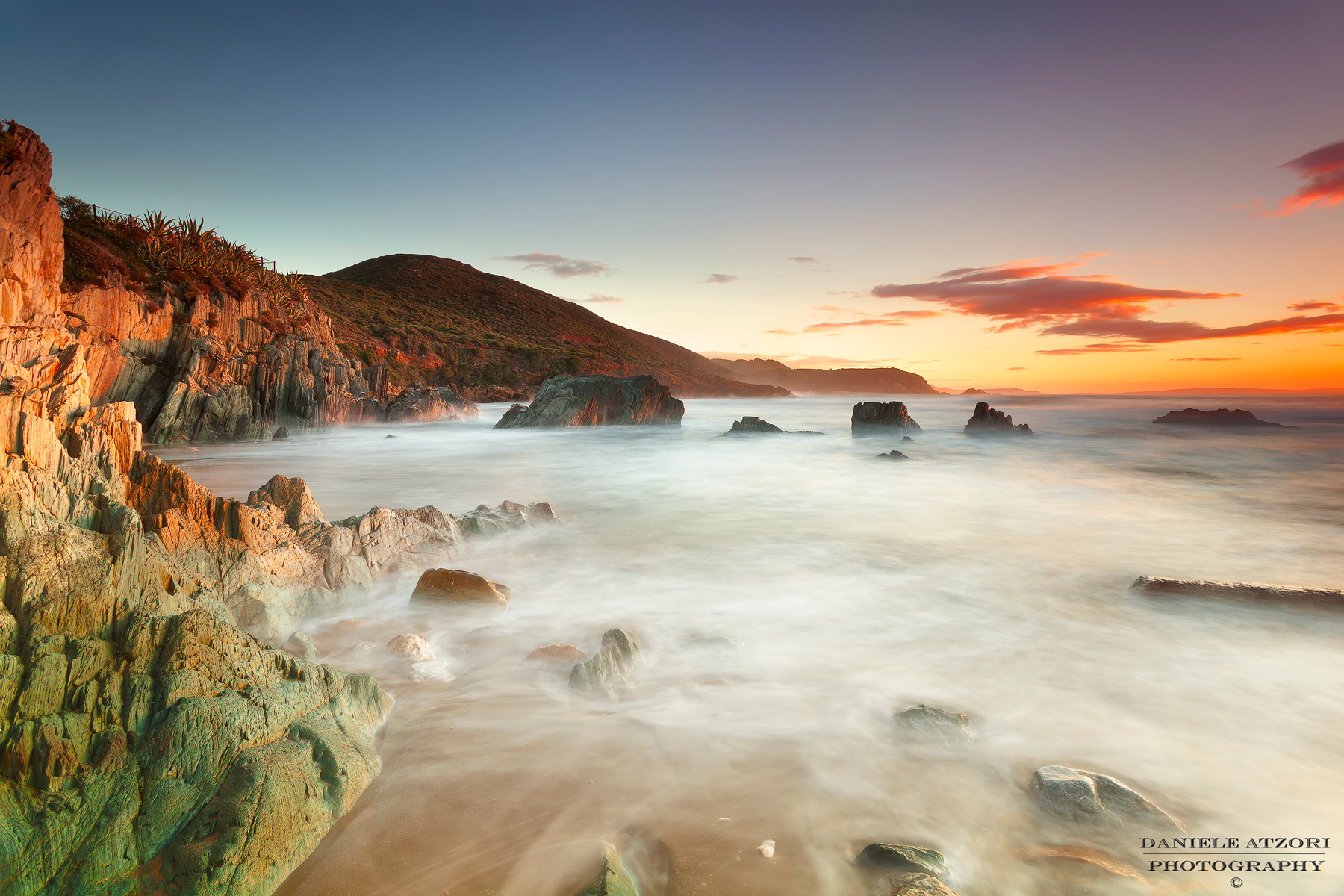 Tramonto a Masua (Sardegna)