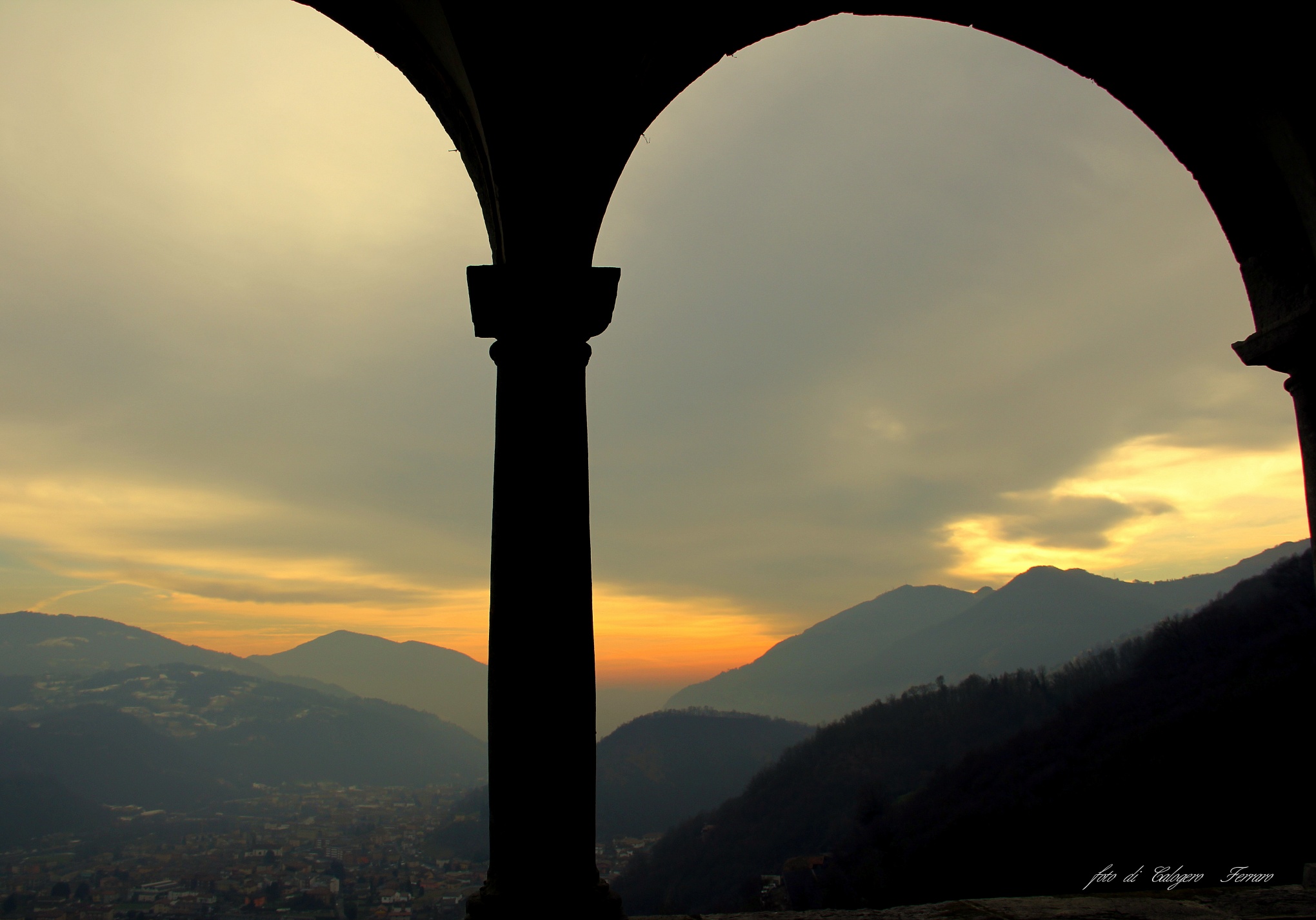 Tramonto visto dal Santuario di San Patrizio