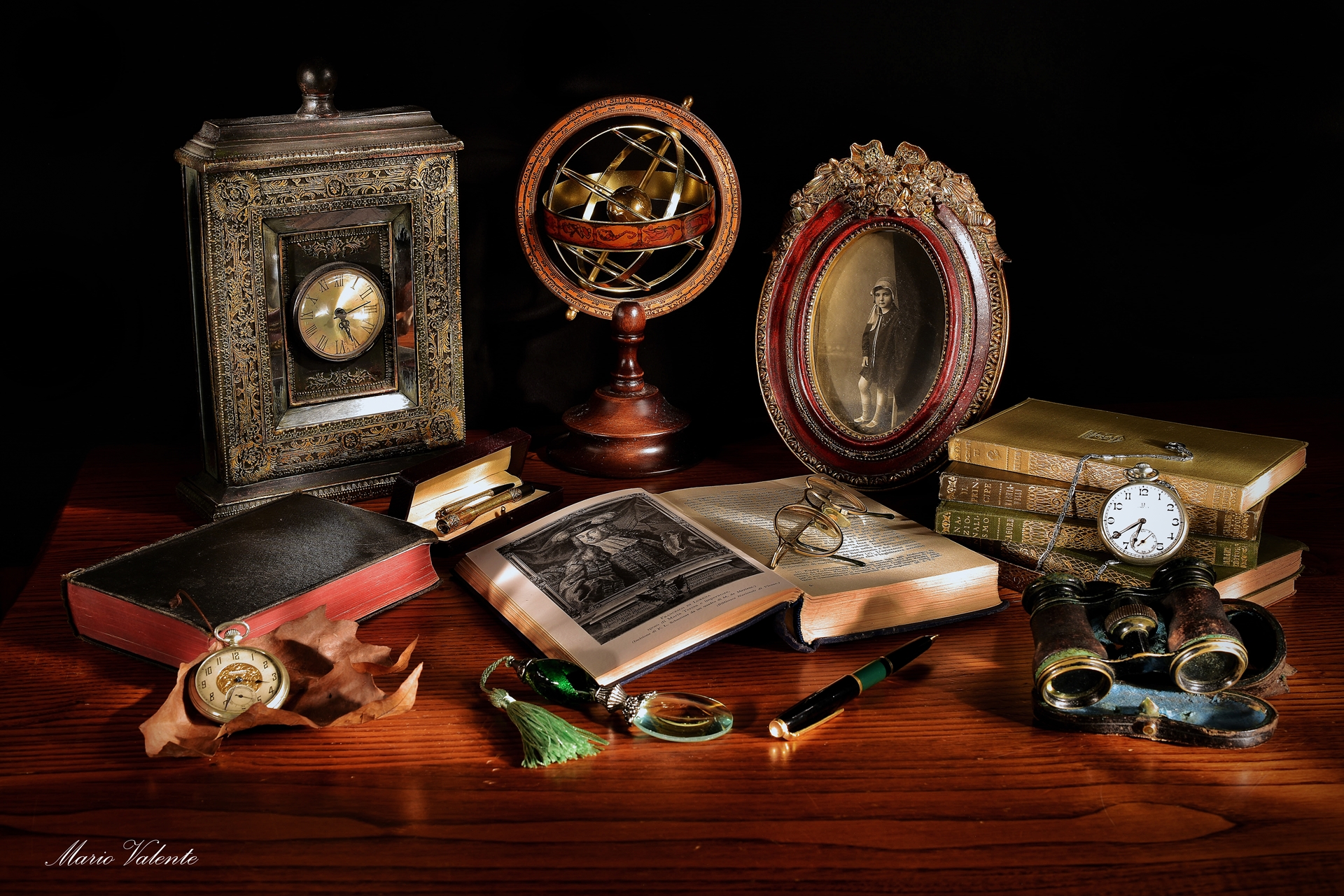 Still life in light painting