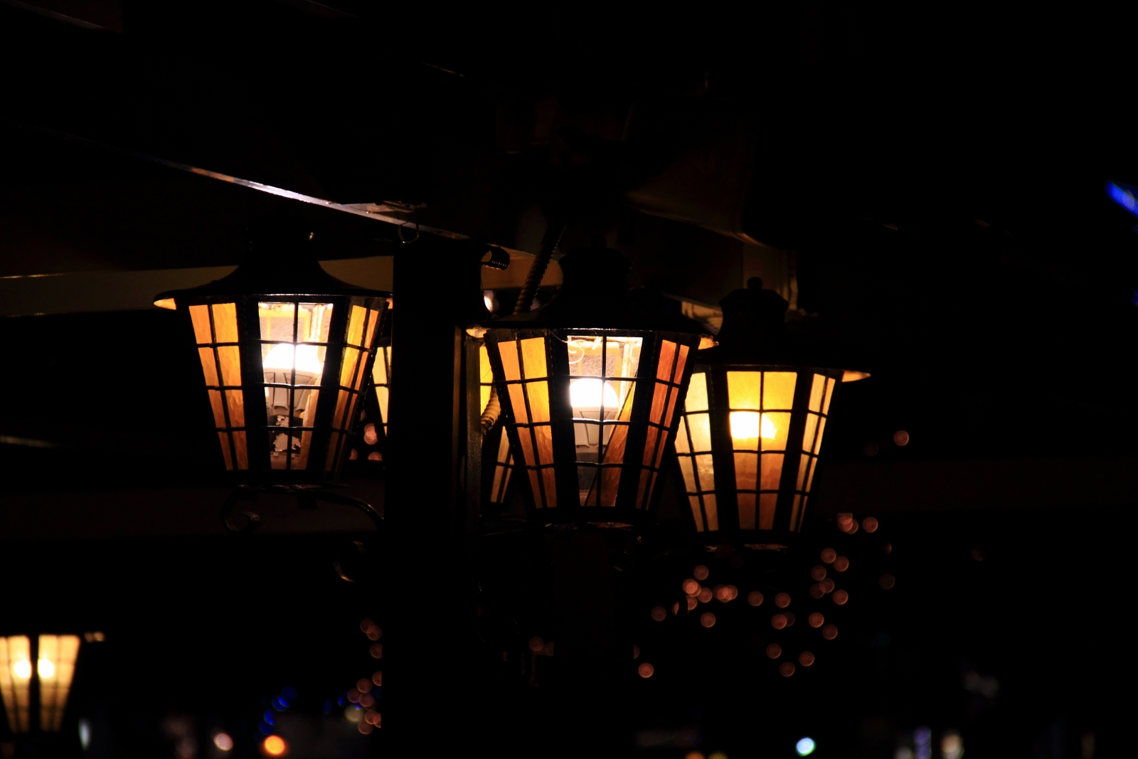 The charm of the lanterns