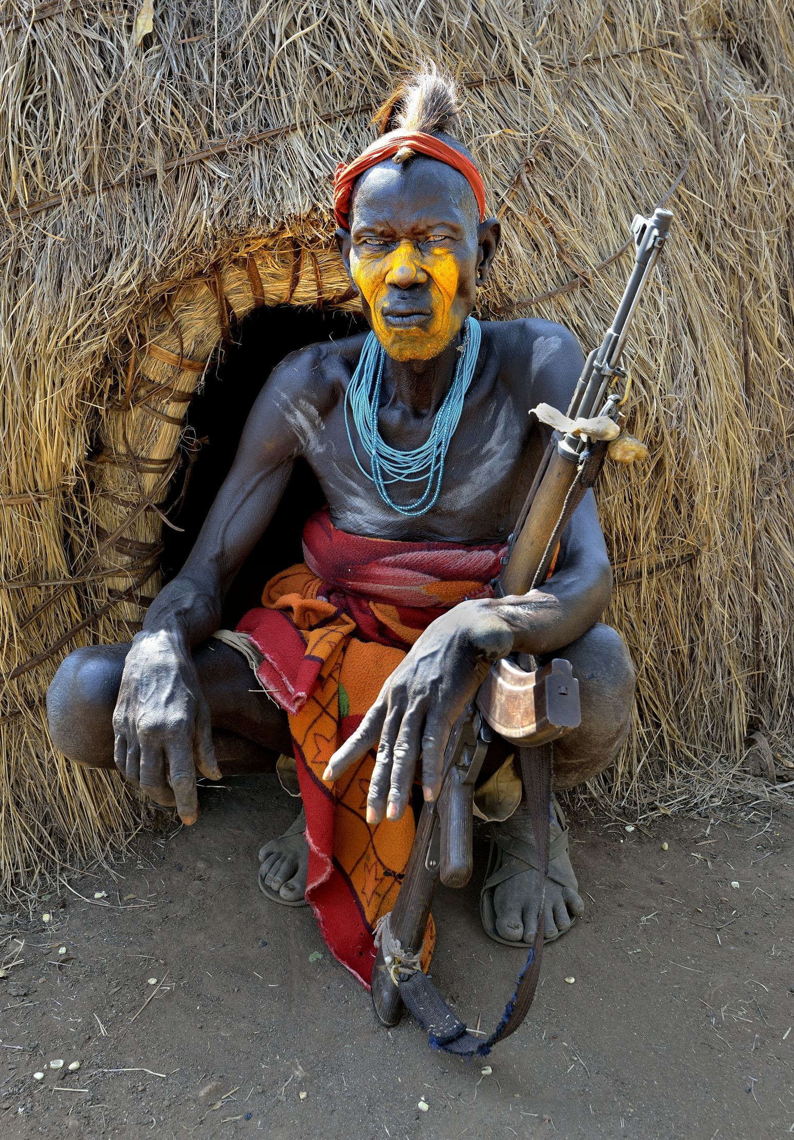 Etiopia 2015 - Anziano Mursi