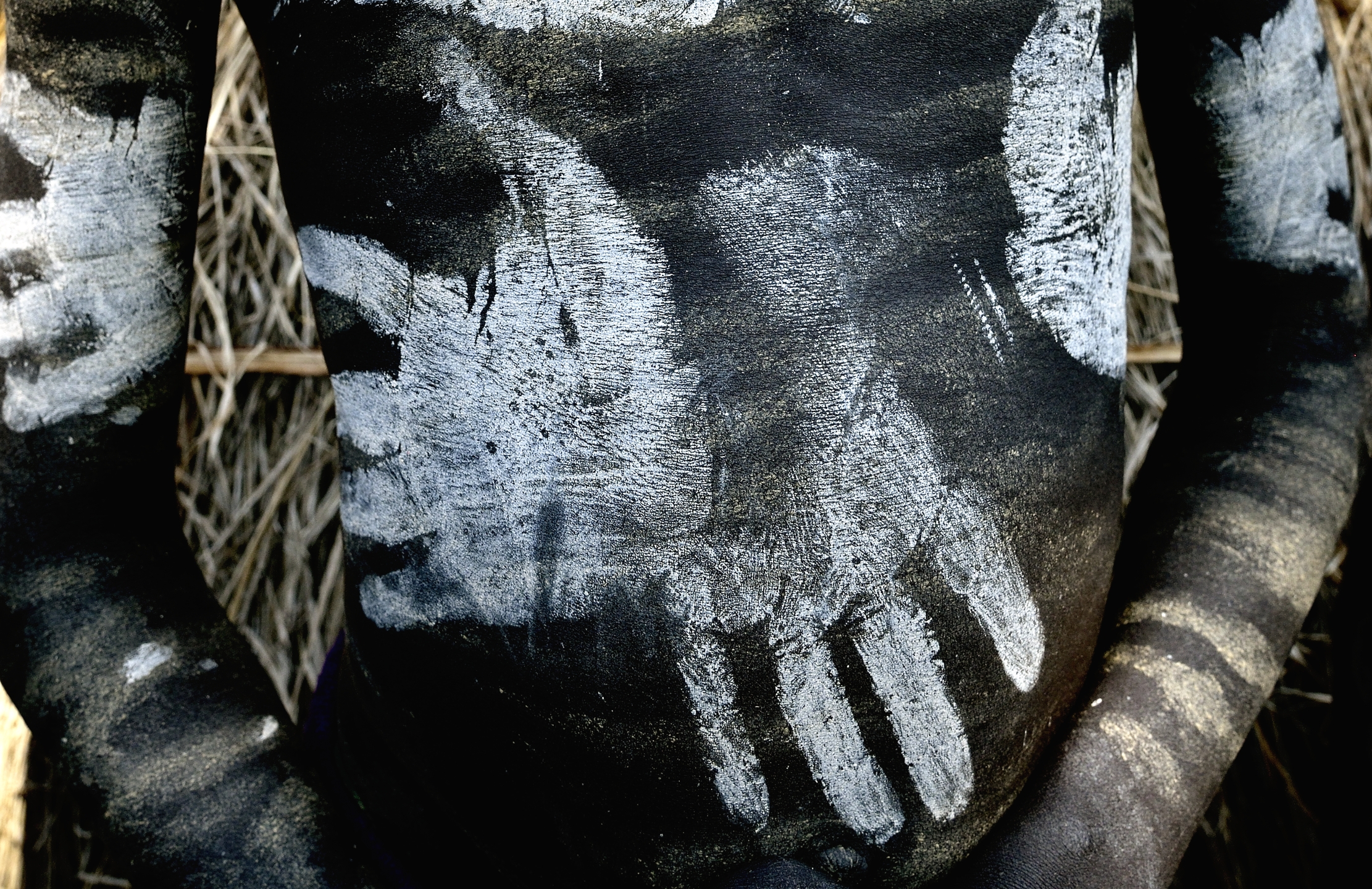 Etiopia 2015 - Disegni sul corpo di un giovane Mursi