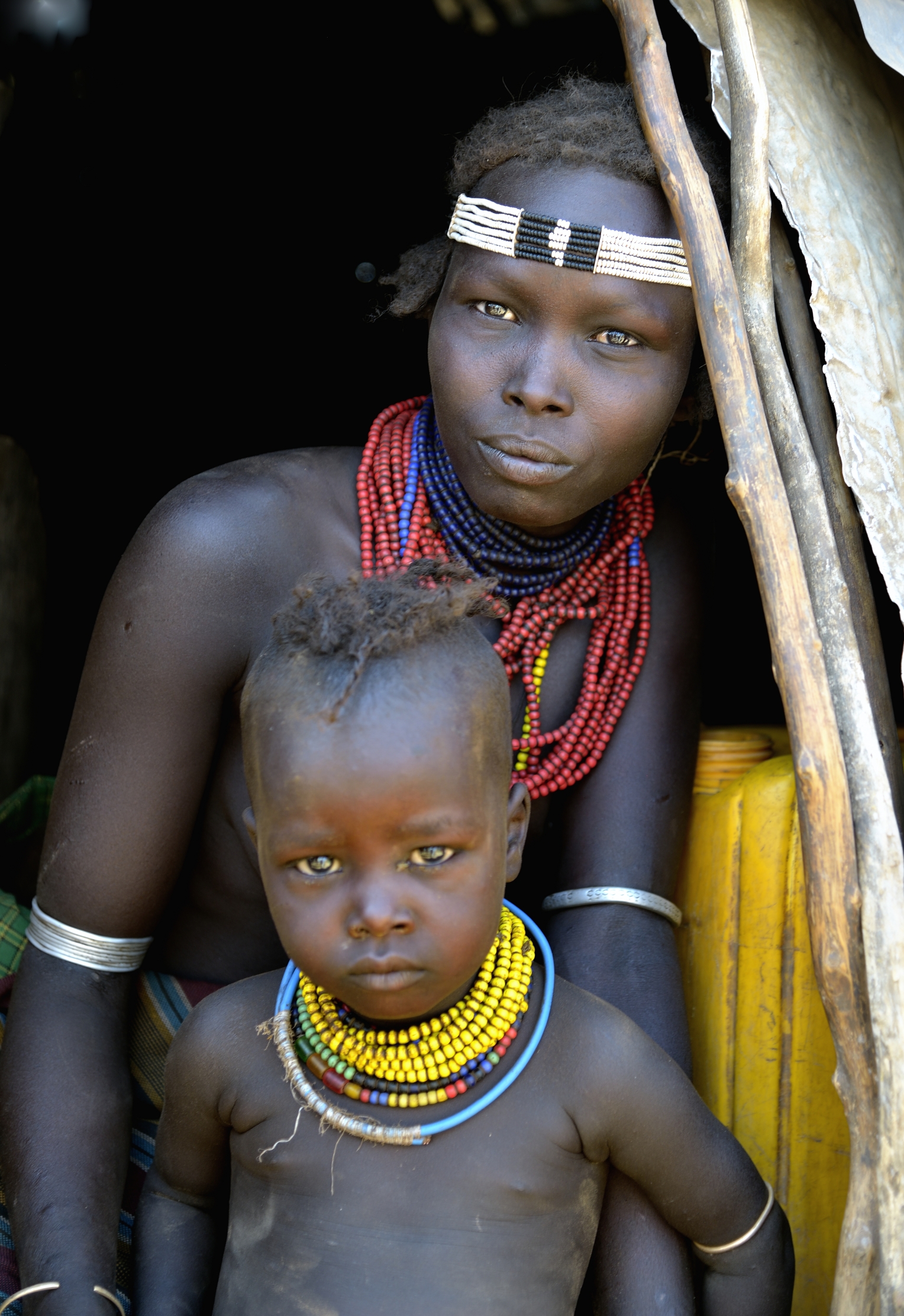 Etiopia 2015 - Ragazza e Bambino Dassanech