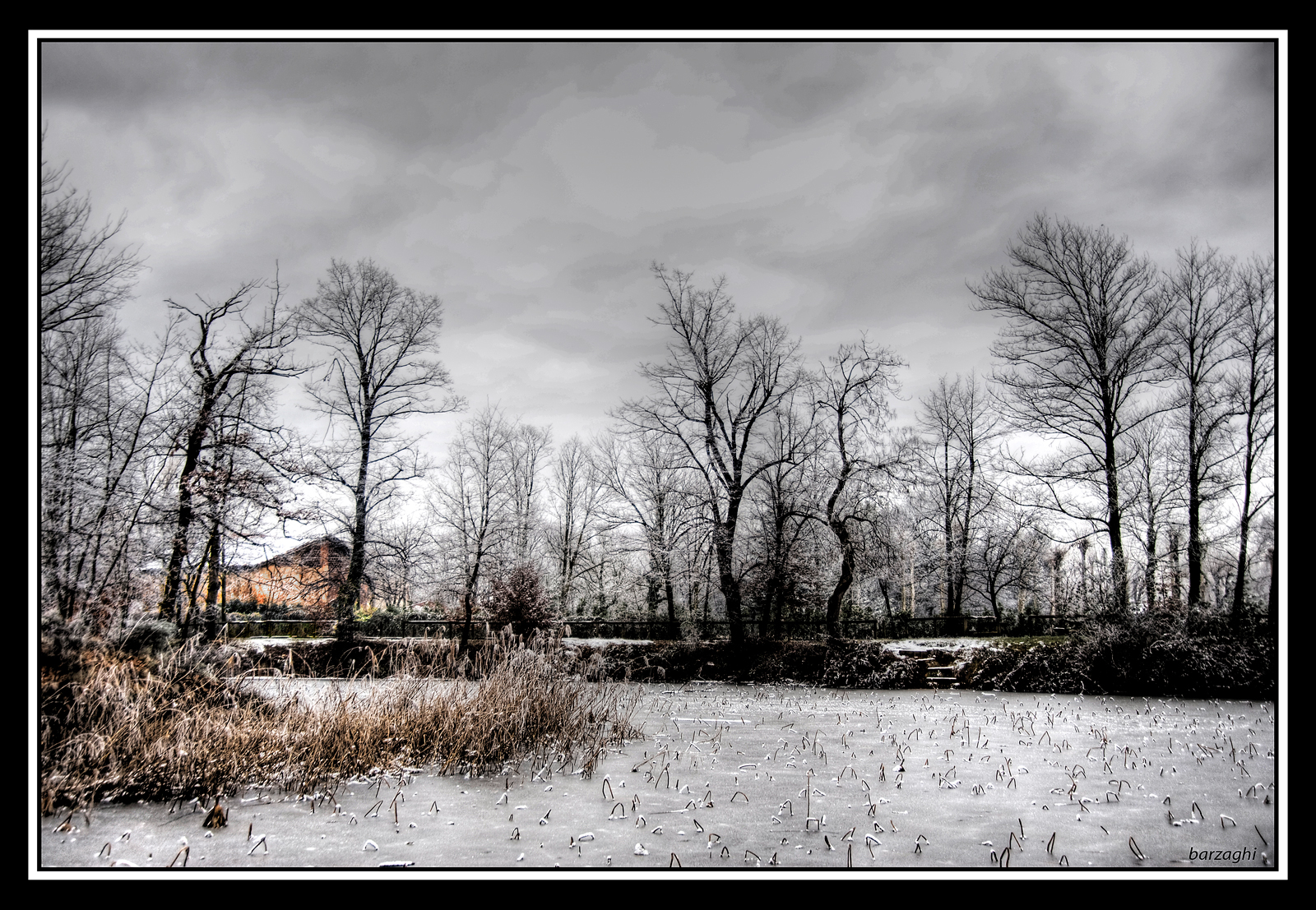 il laghetto ghiacciato