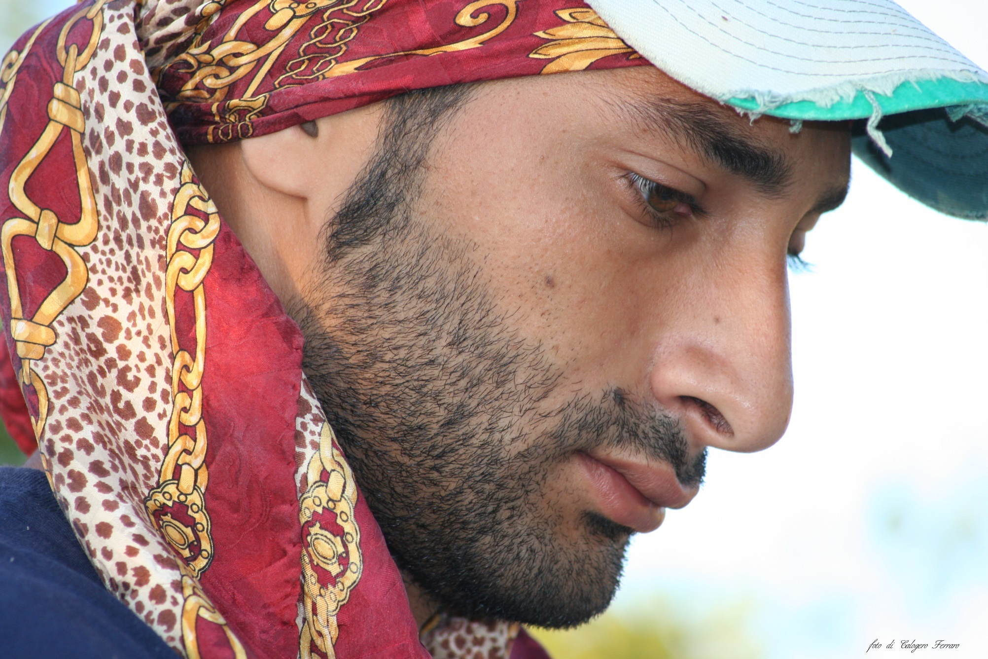 Denis (intento alla raccolta delle mandorle)