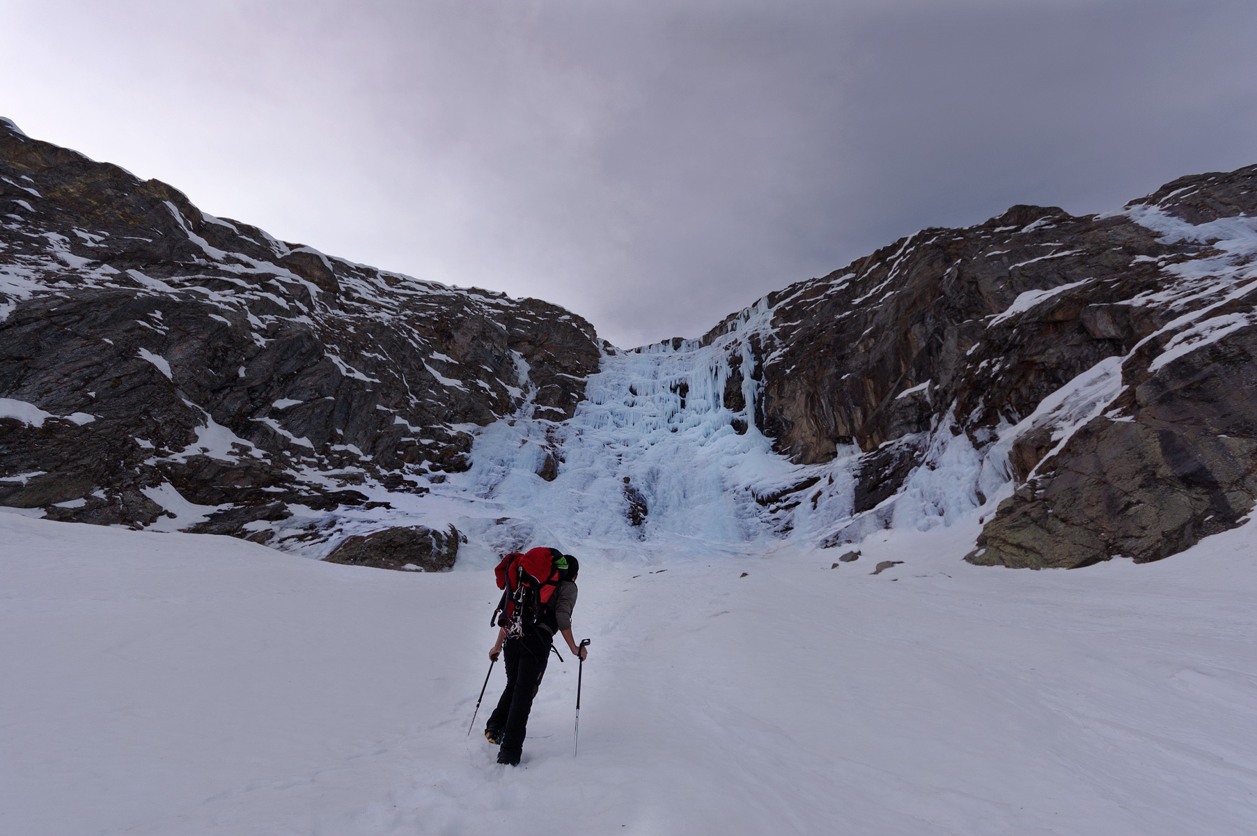 And the water froze ...