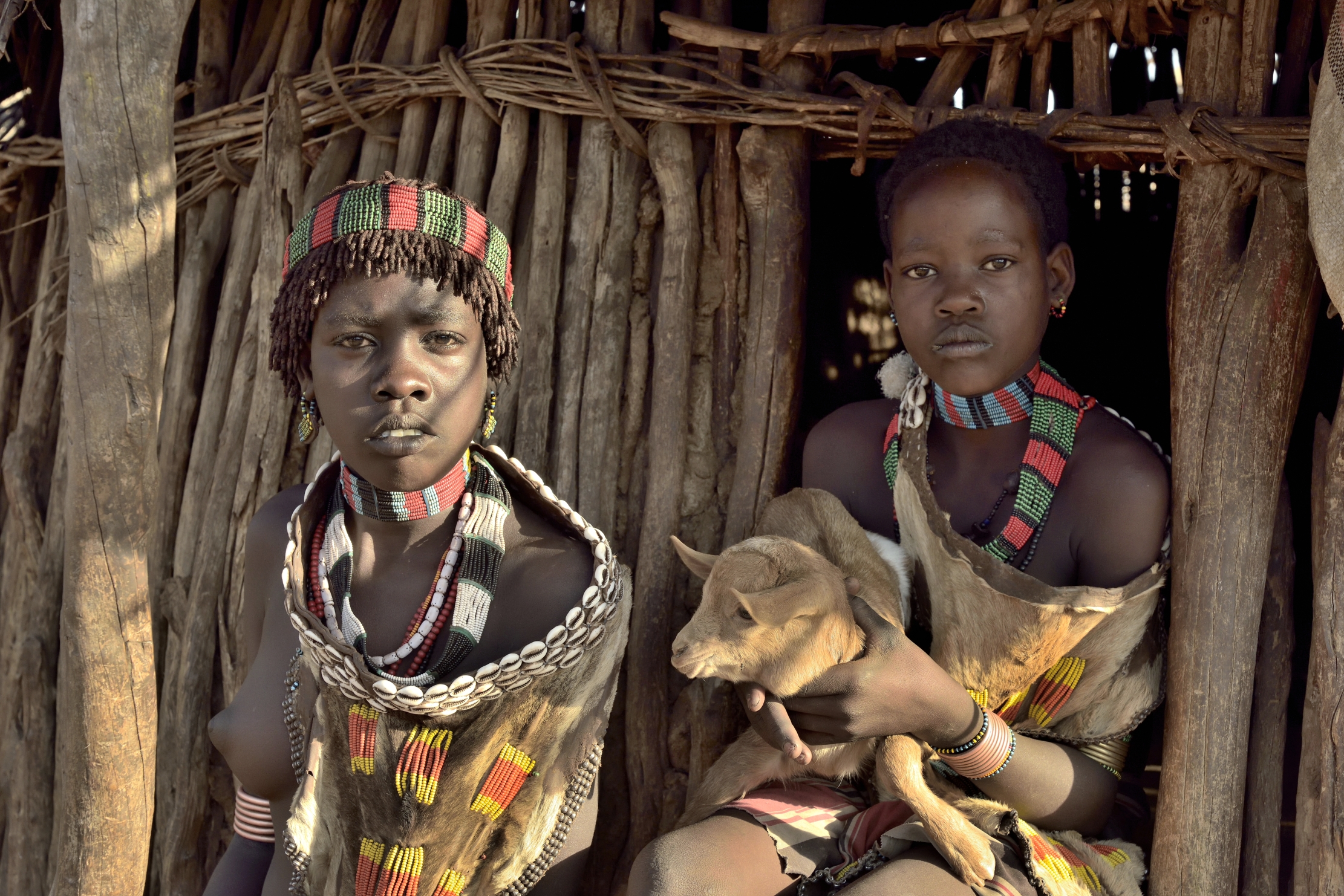 Etiopia 2015 - Ragazze Hamer