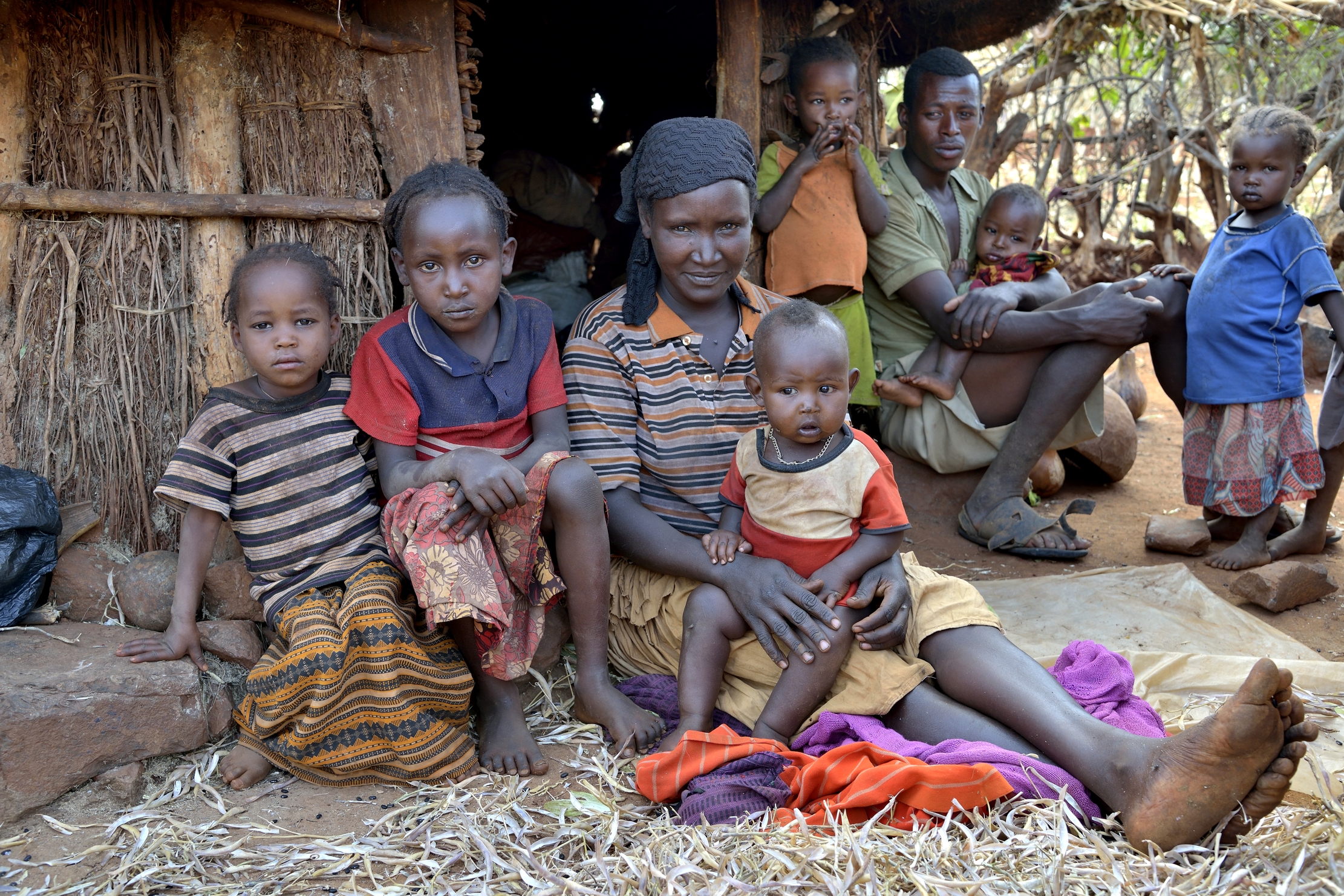Etiopia 2015 - Famiglia Konso