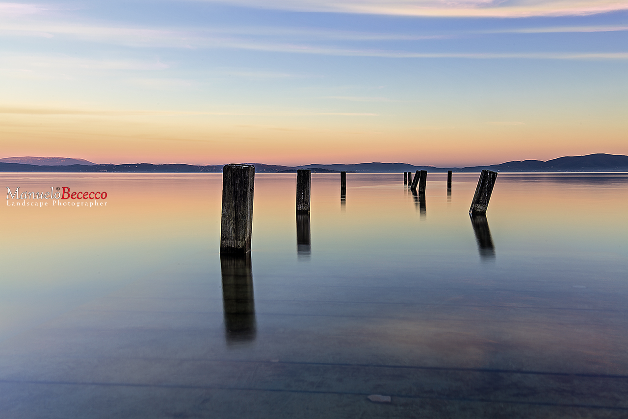 the pier submerged