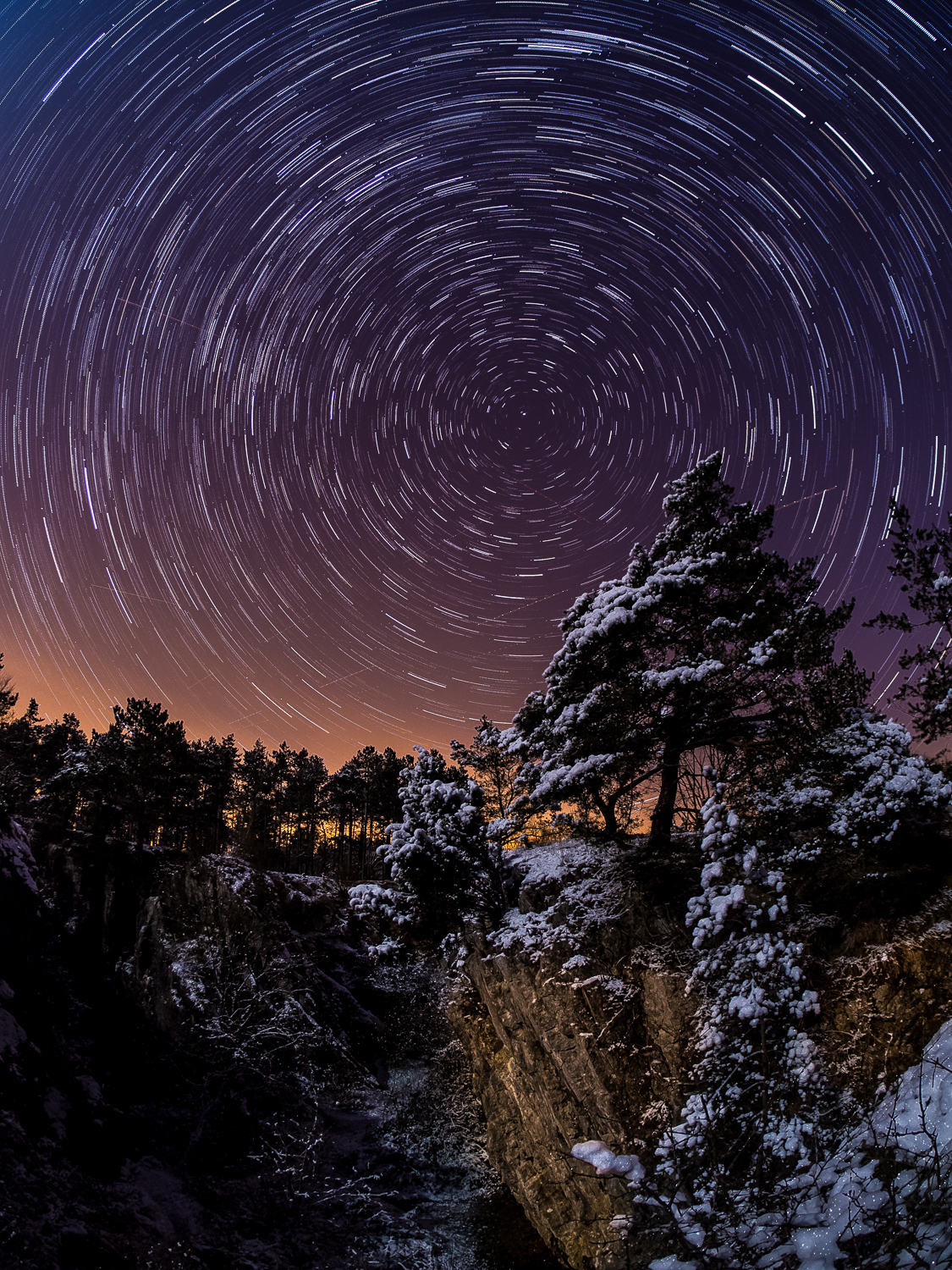 Stars over Belgian Wilderness Trails