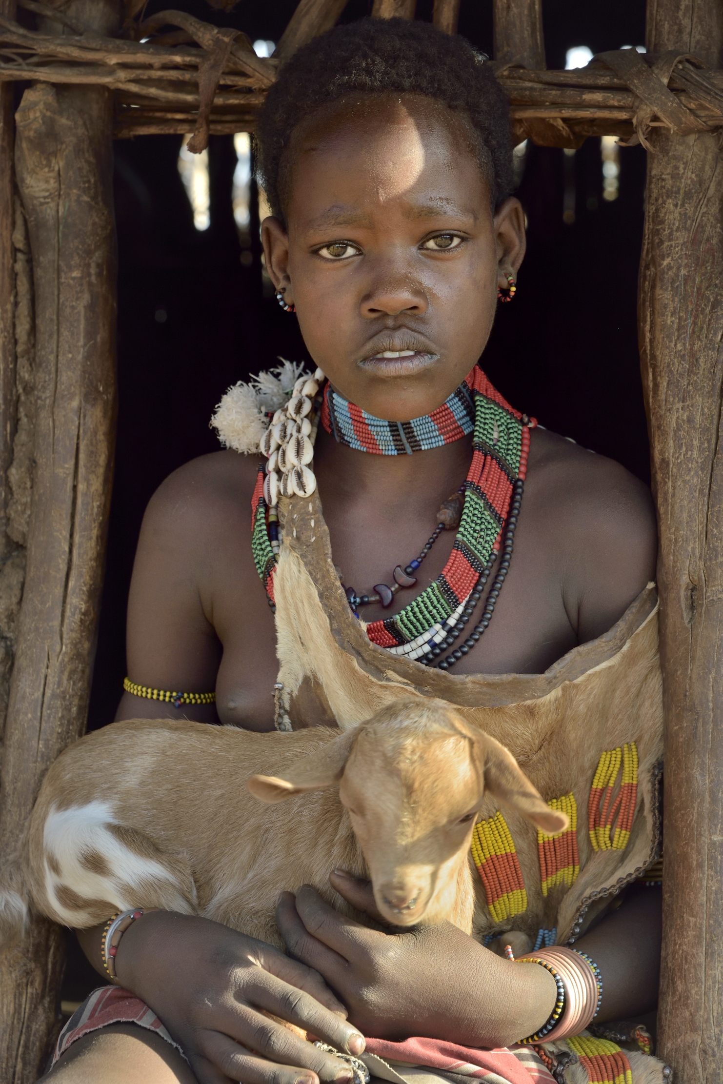 Etiopia 2015 - Ragazza Hamer