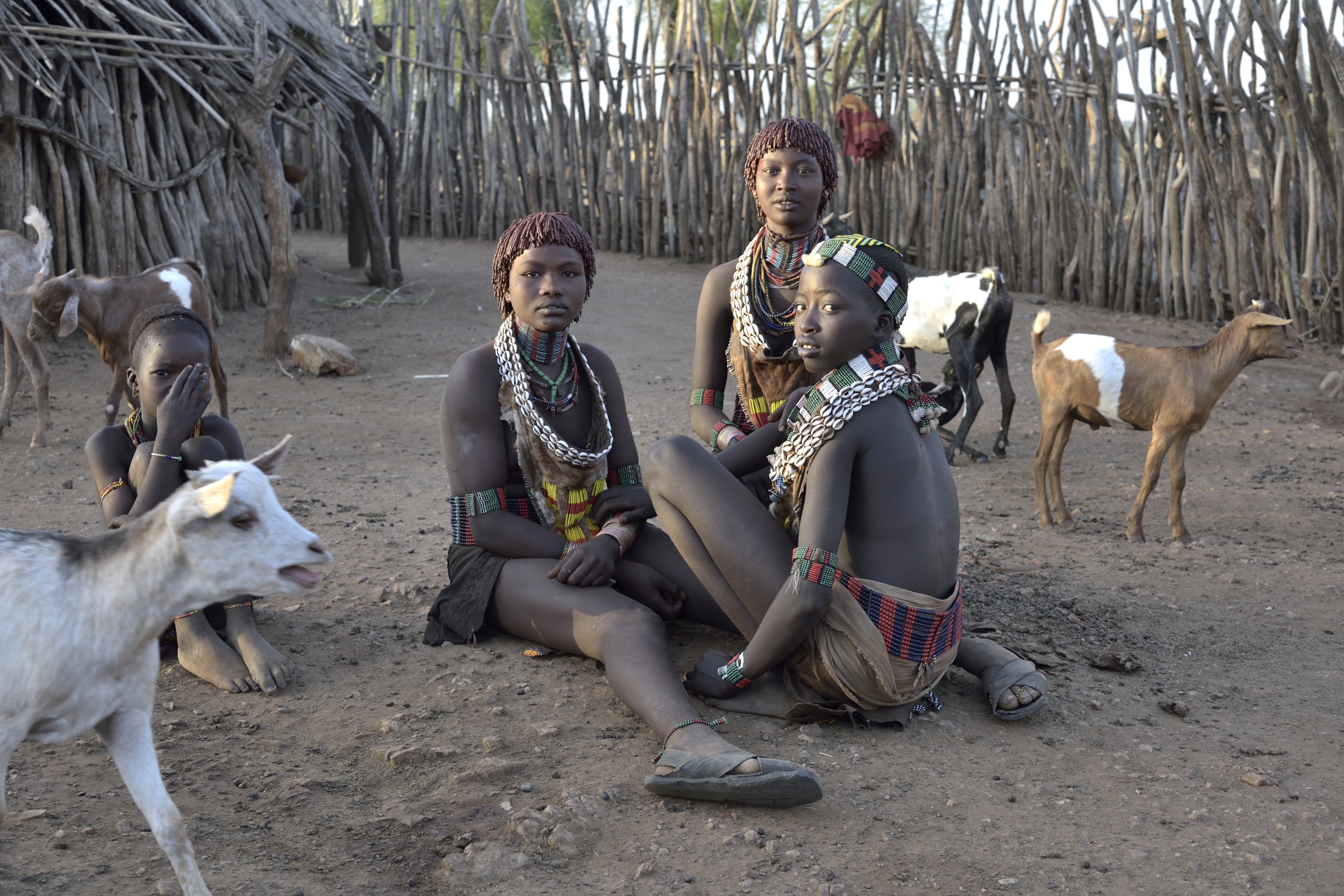 Etiopia 2015 - Ragazze Hamer