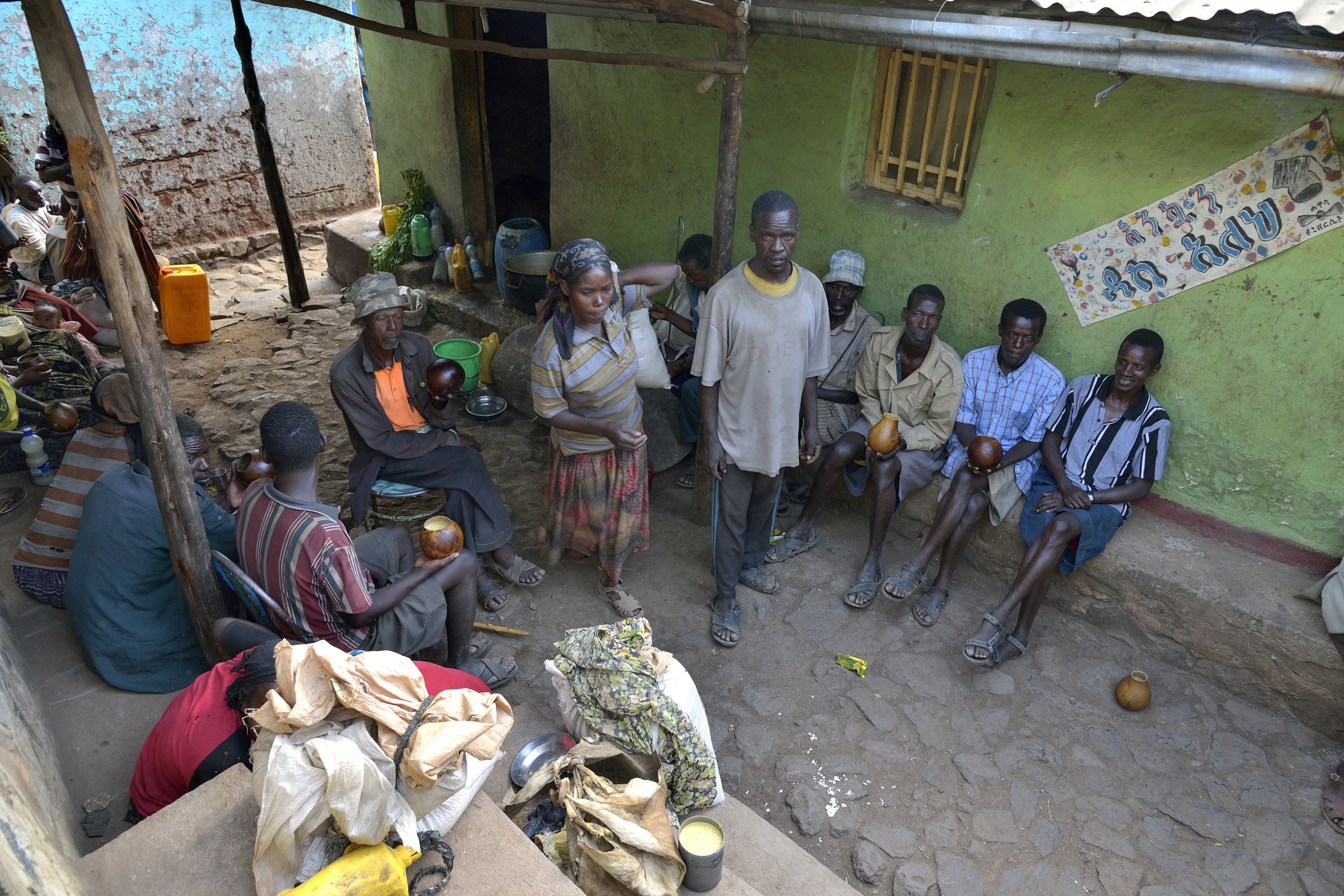 Etiopia 2015 - Bar Konso il giorno del mercato