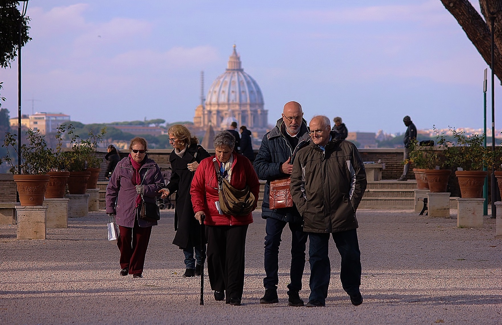 Passeggiata con panorama