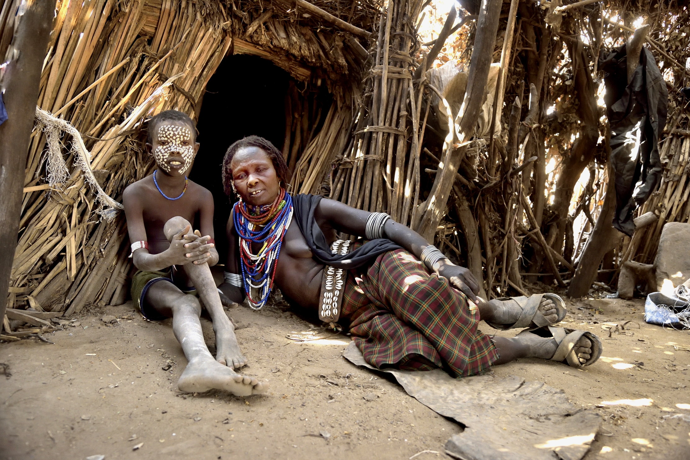 Etiopia 2015 - Donna e ragazzo Erborè