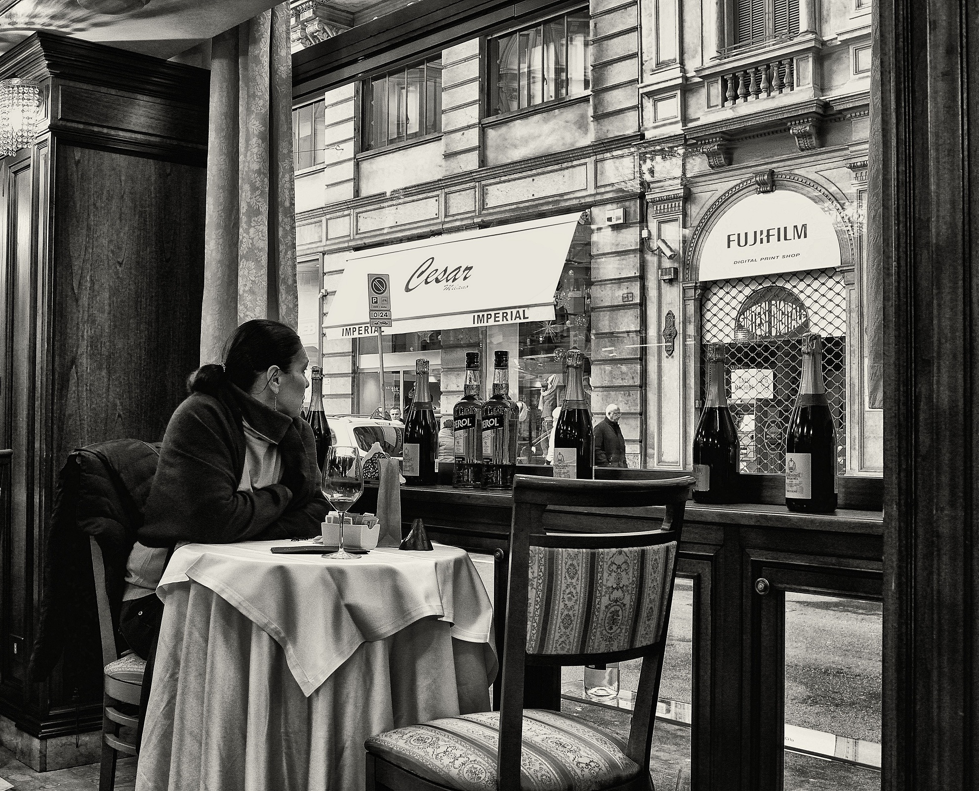 Un bicchiere da sola