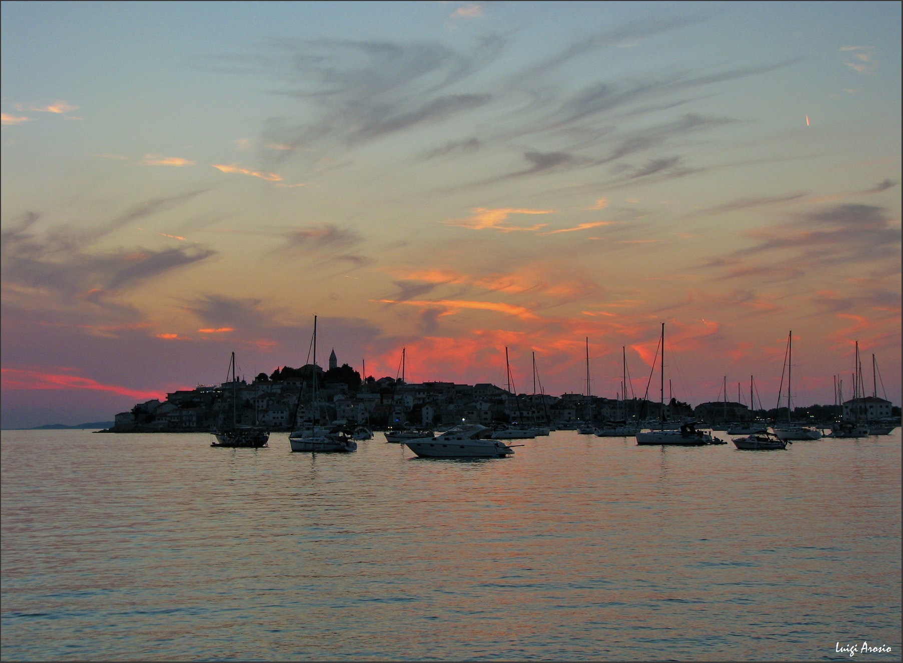 The skies of Primosten