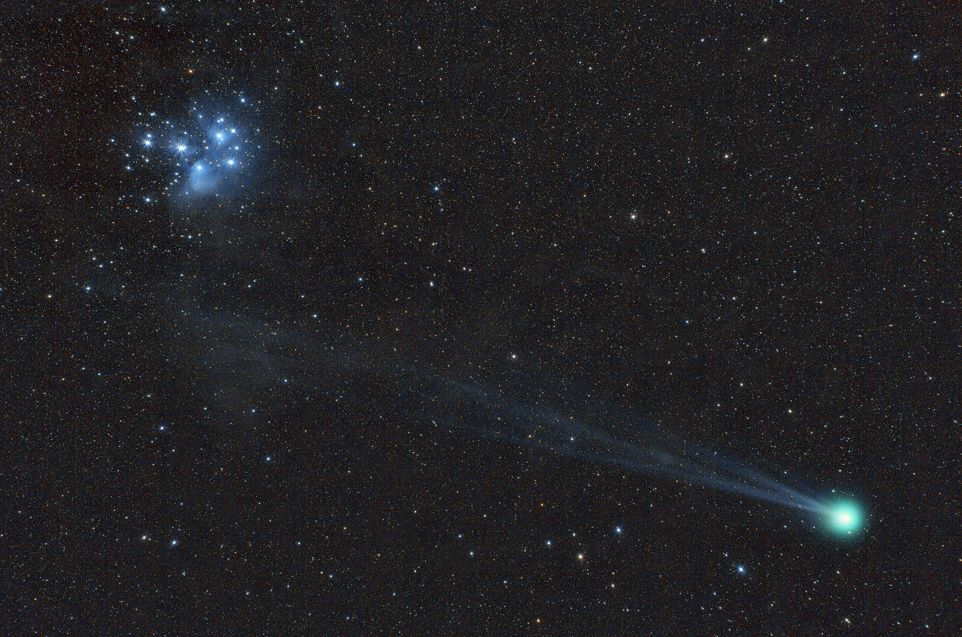 Lovejoy, Pleiadi
