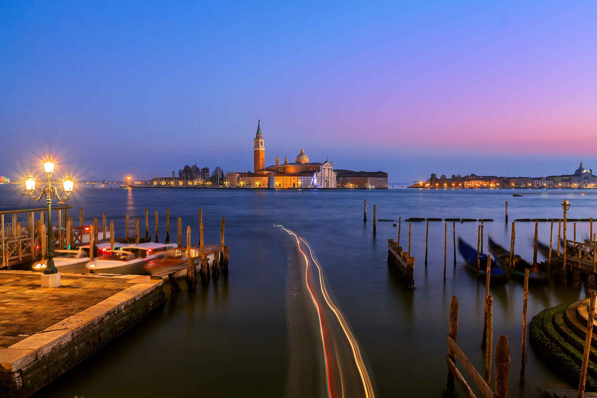 blue hour in Venice