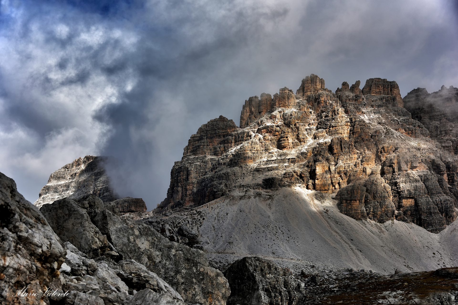 Colpi di luce sulla Croda Passaporto