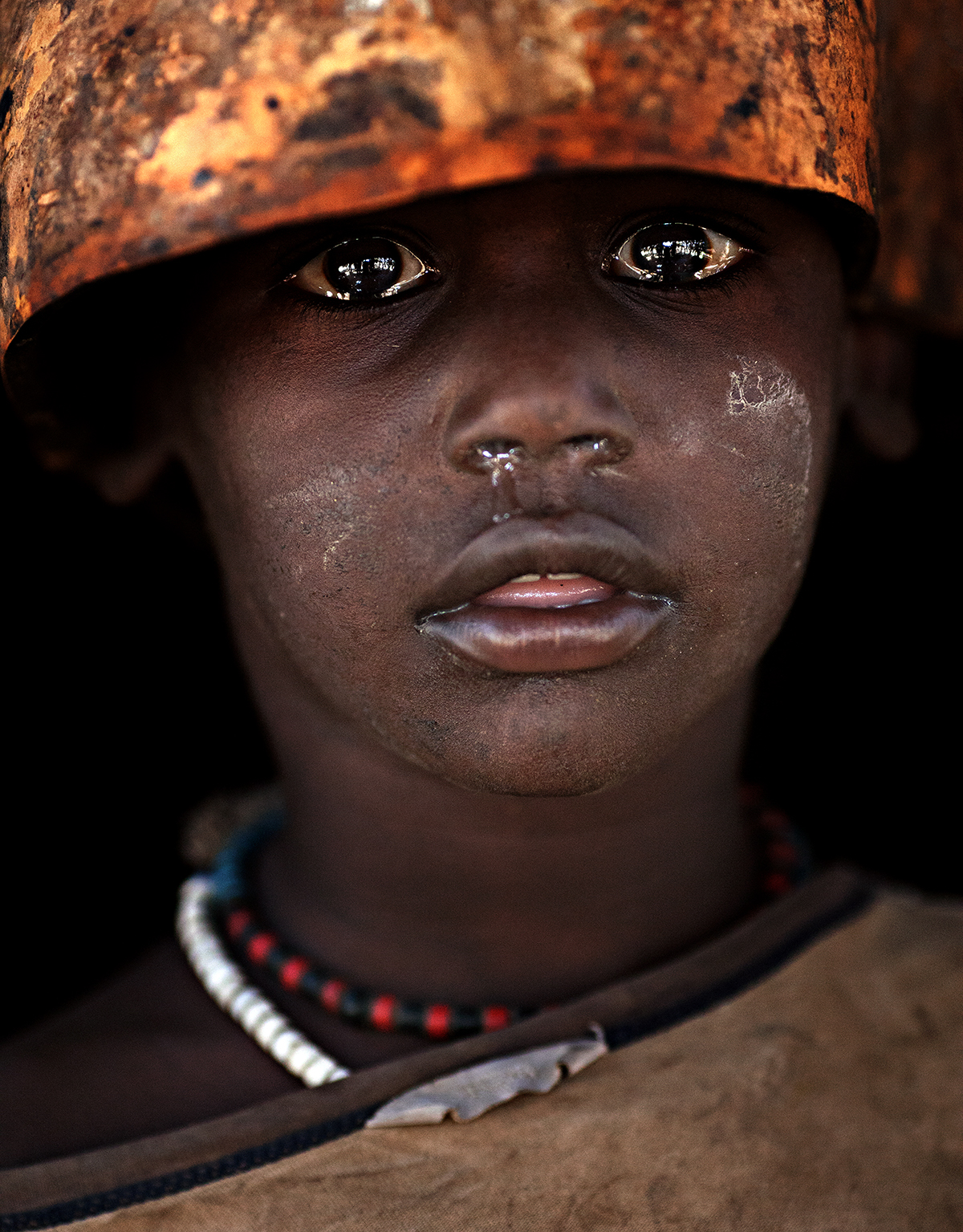 a world in the eye .. Erbore tribes. Ethiopia