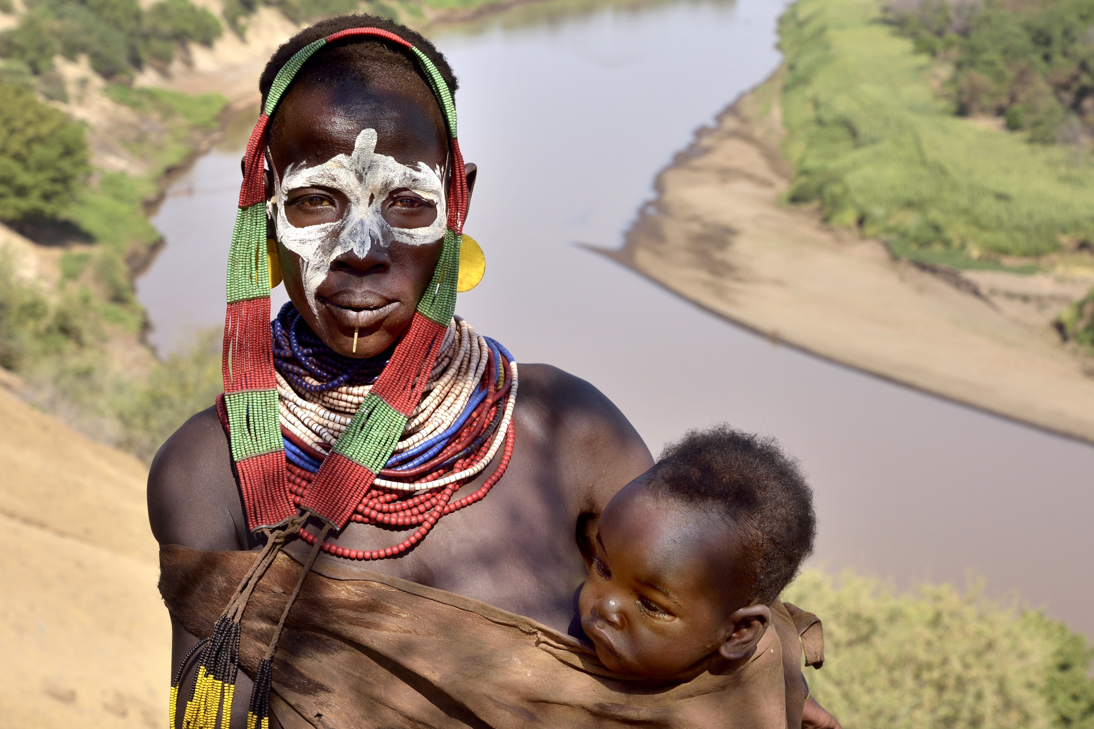 Etiopia 2015 - Donna Karo con bambino